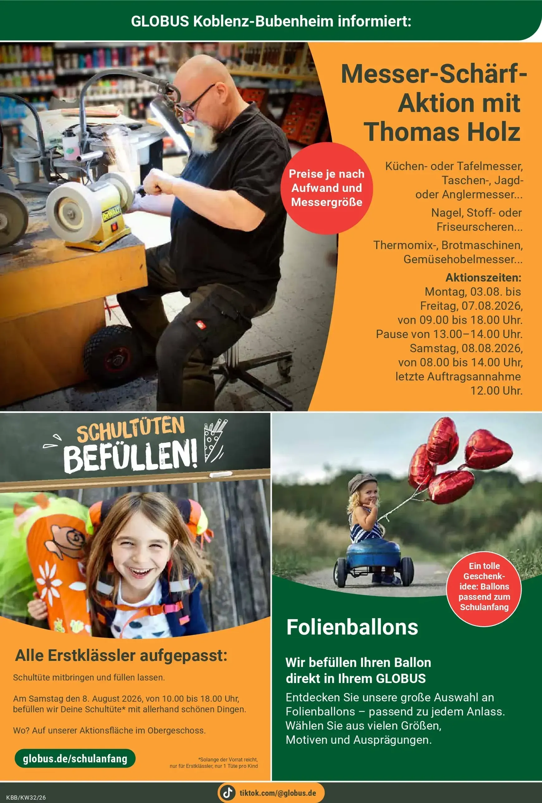 Globus - Koblenz-Bubenheim Prospekt – von Montag 03.08.2026 bis Samstag 08.08.2026 von 3. August bis 8. August 2026 - Prospekt seite 29