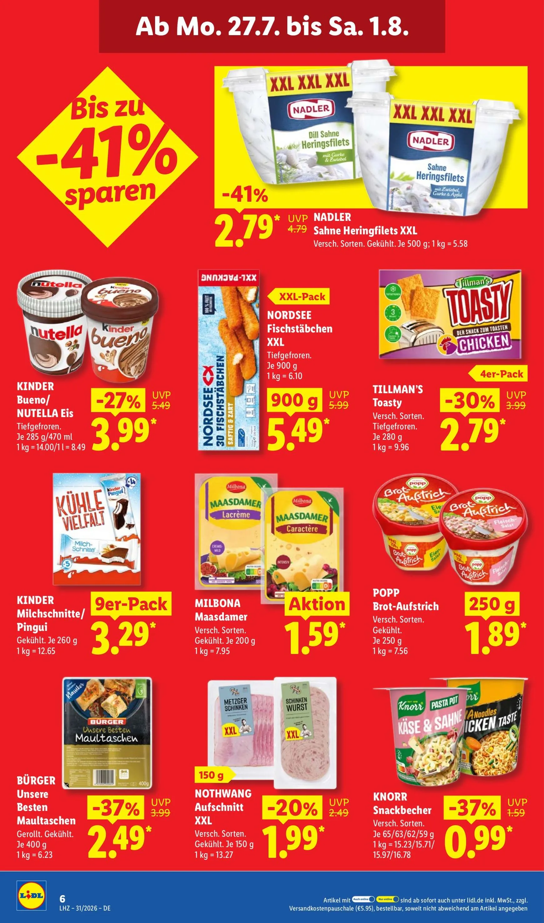 Lidl Prospekt nächste Woche – von Montag 27.07.2026 bis Samstag 01.08.2026 von 27. Juli bis 1. August 2026 - Prospekt seite 17