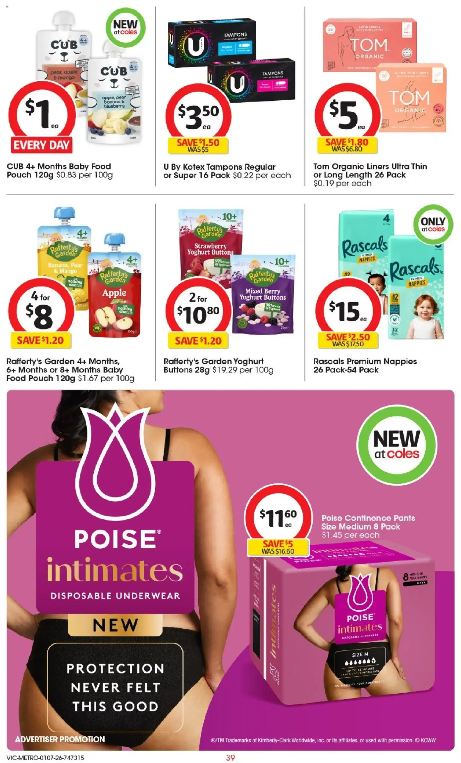 Coles: What's for dinner? A taste of Italy - Half Price Deals - Catalogue valid from 1 July to 7 July 2026 - page 39