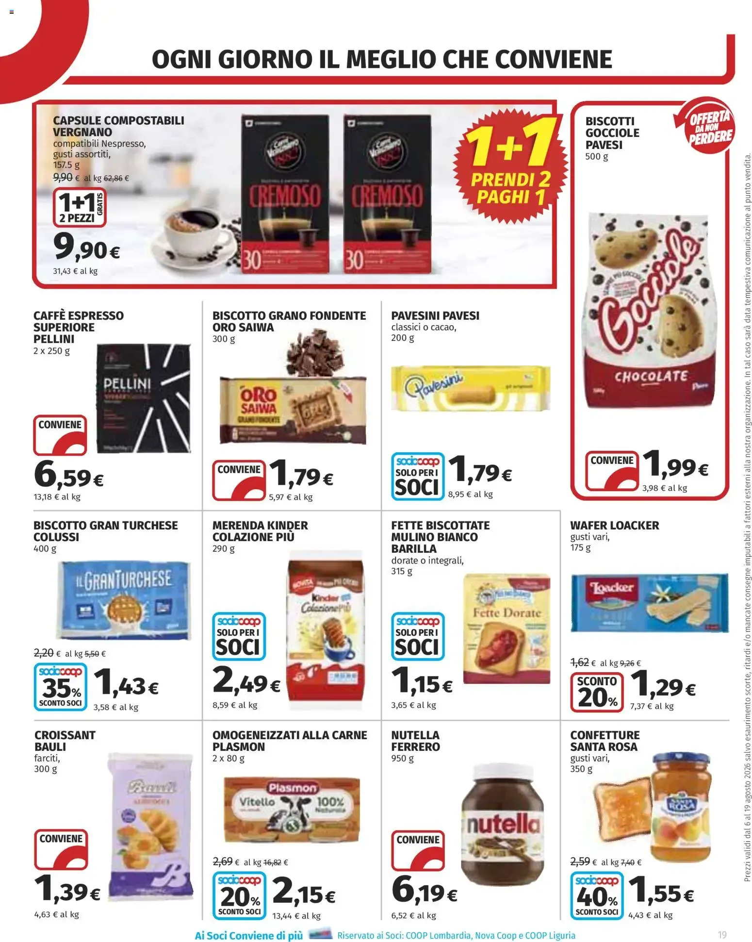 Coop Superstore - Risparmio Mio da 6 agosto a 19 agosto di 2026 - Pagina del volantino 19