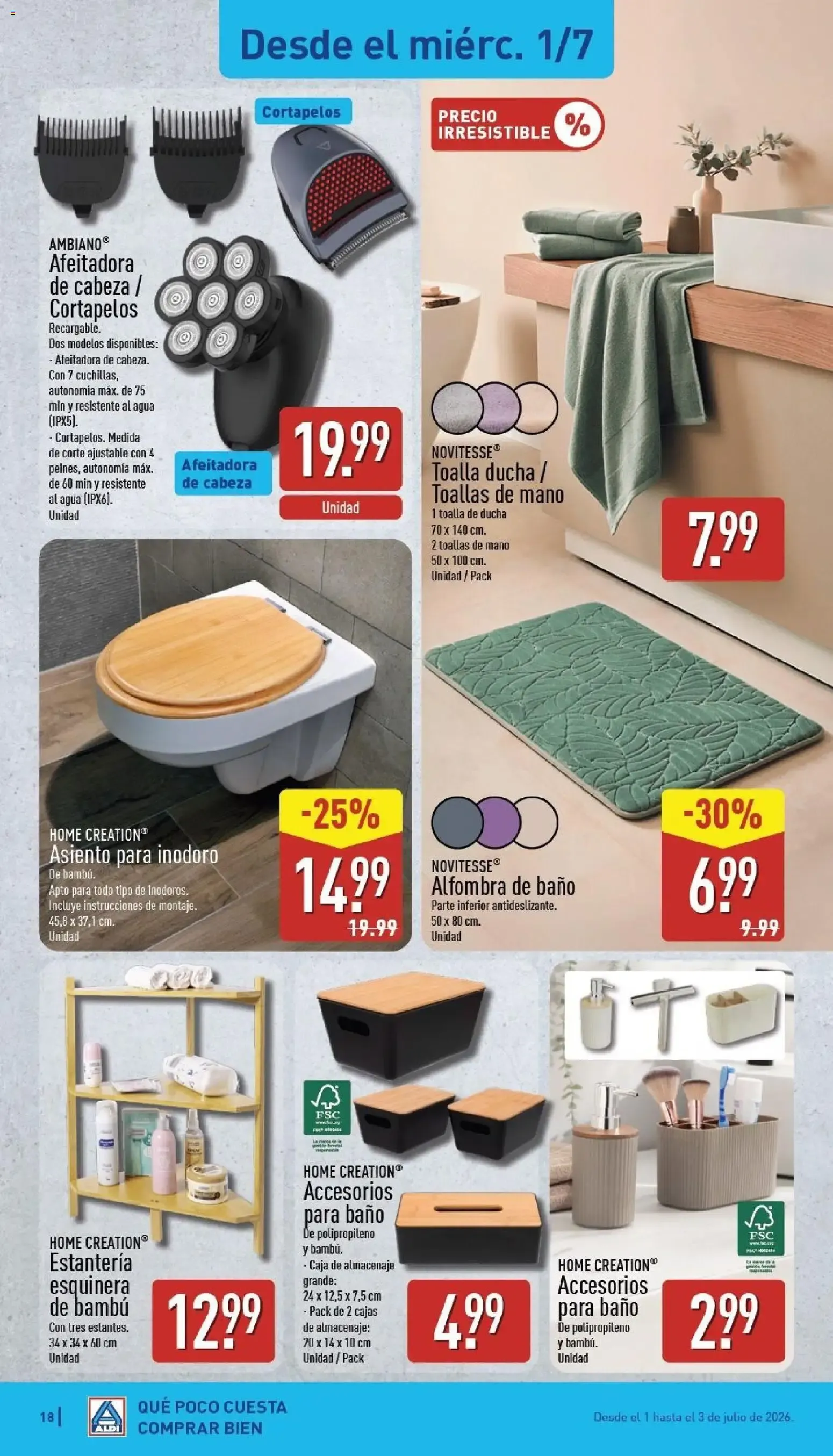 Catálogo de Aldi folleto Península del 29/06/2026 | Catálogo 29 de junio al 5 de julio 2026 - Página 18