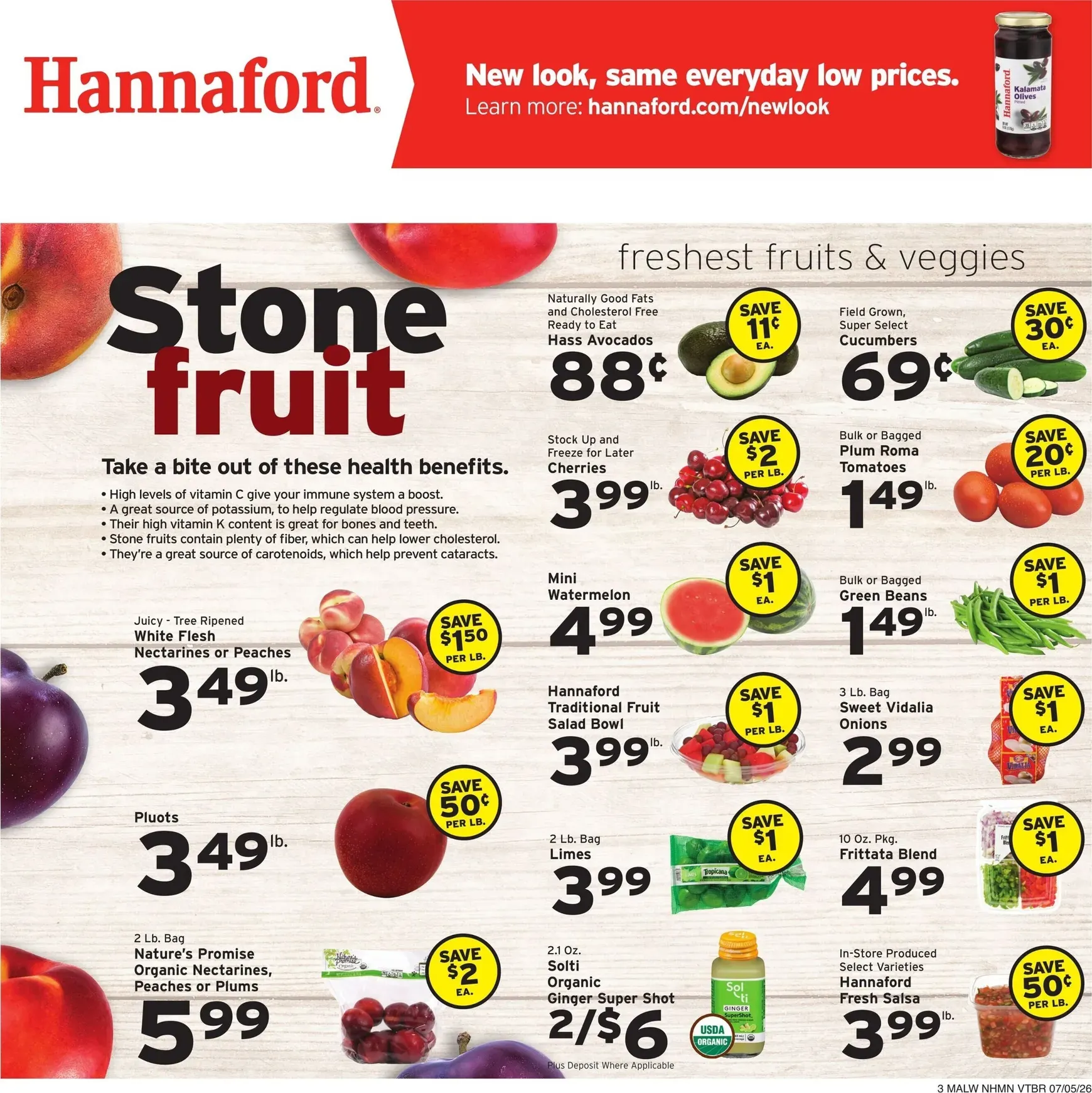 Weekly ad Current Hannaford leaflet valid from Sunday 07/05/2026 to Saturday 07/11/2026 from July 5 to July 11 2026 - Page 3