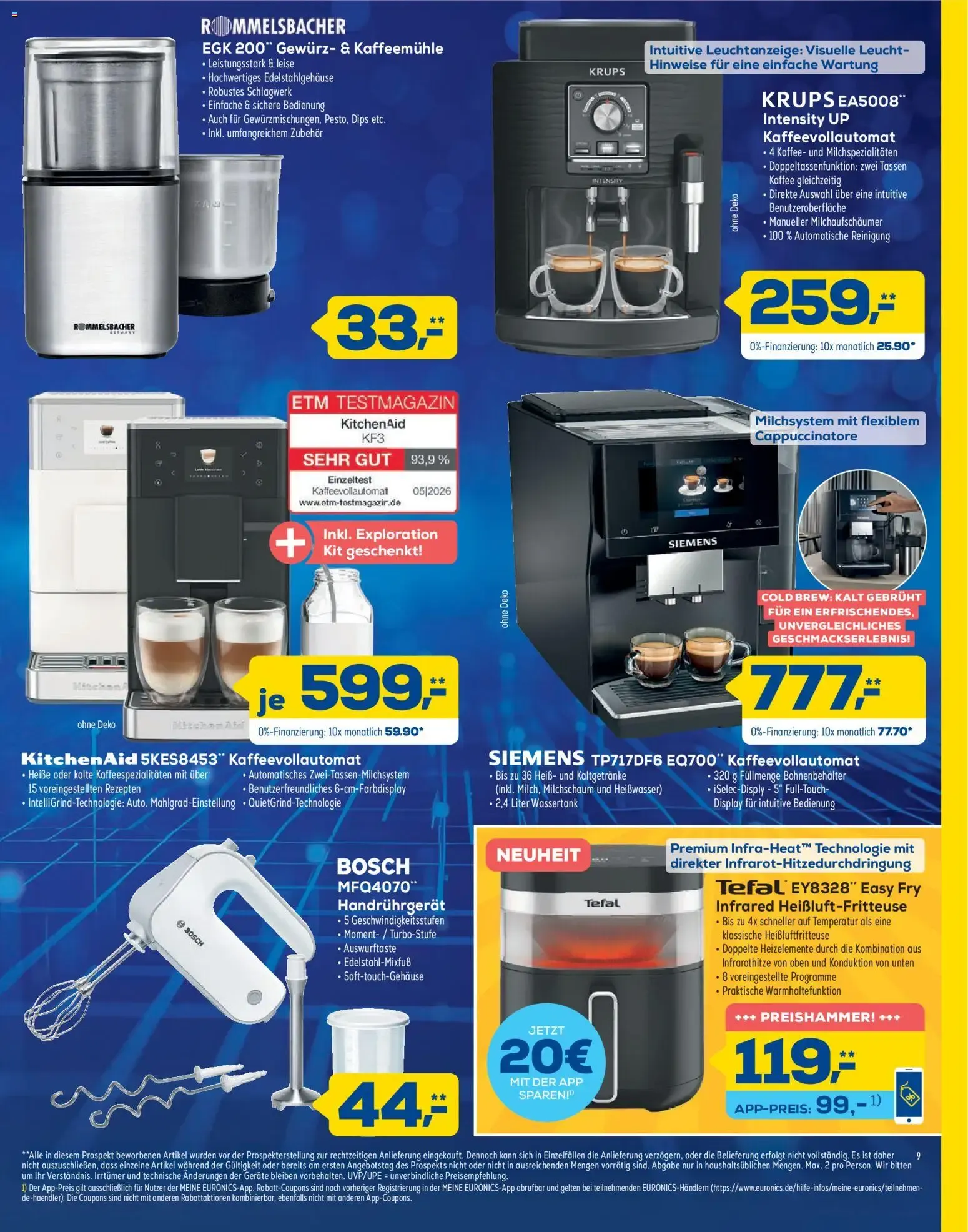 Euronics Prospekt (ab 12.09.2026) zum Blättern von 12. September bis 18. September 2026 - Prospekt seite 9