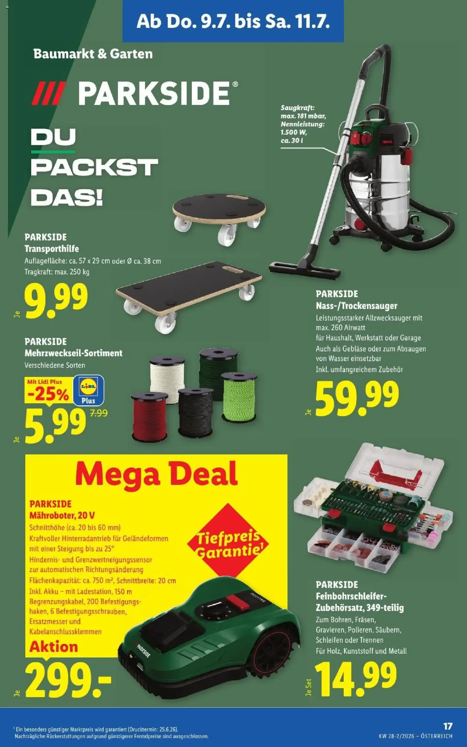 Lidl - Flugblatt ab 09.07.2026 - Angebote ab donnerstag von 9. Juli bis 11. Juli 2026 - Flugblätt seite  21