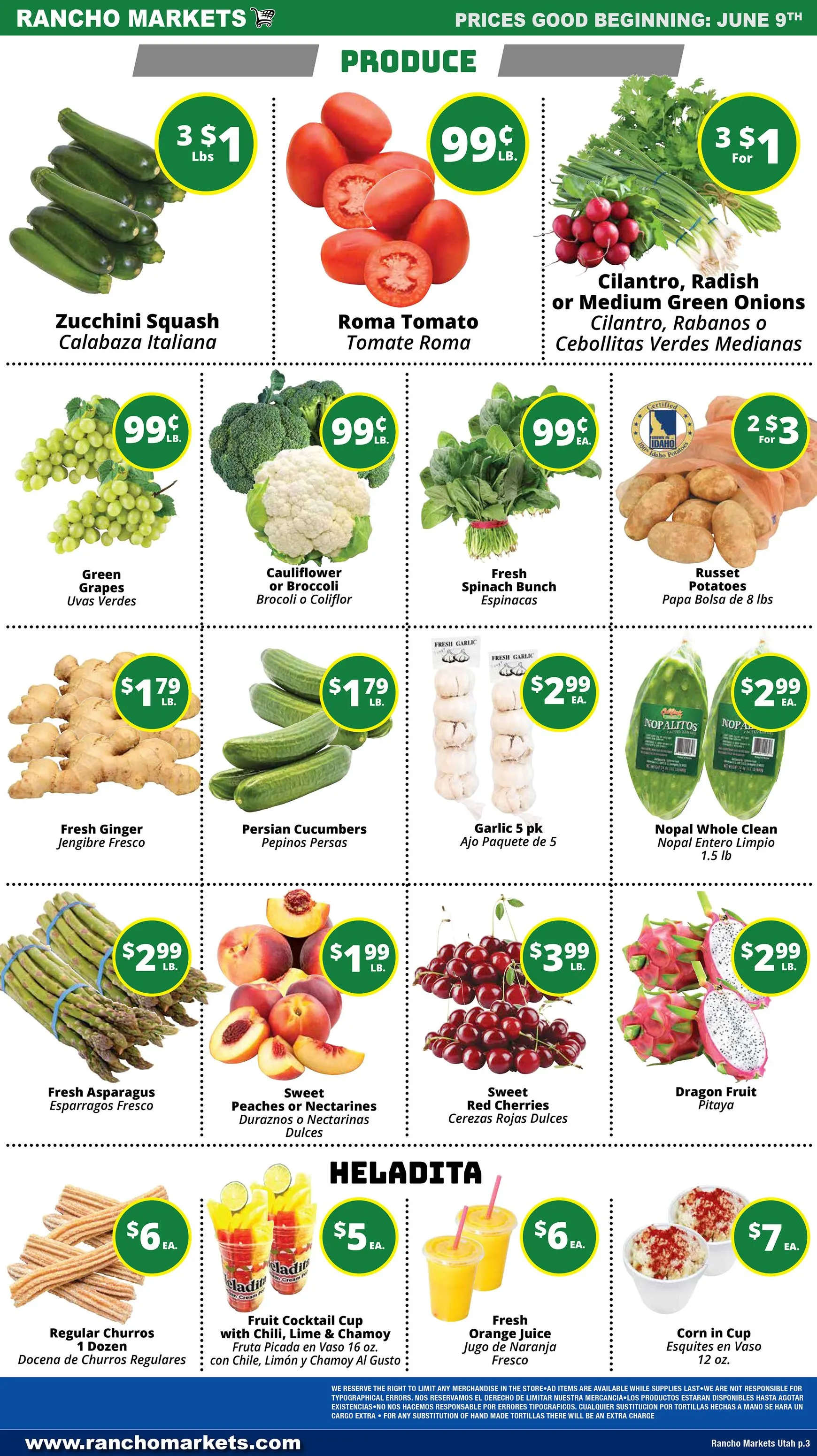 Weekly ad Current Rancho Markets leaflet valid from Tuesday 06/09/2026 to Monday 06/15/2026 from June 9 to June 15 2026 - Page 5