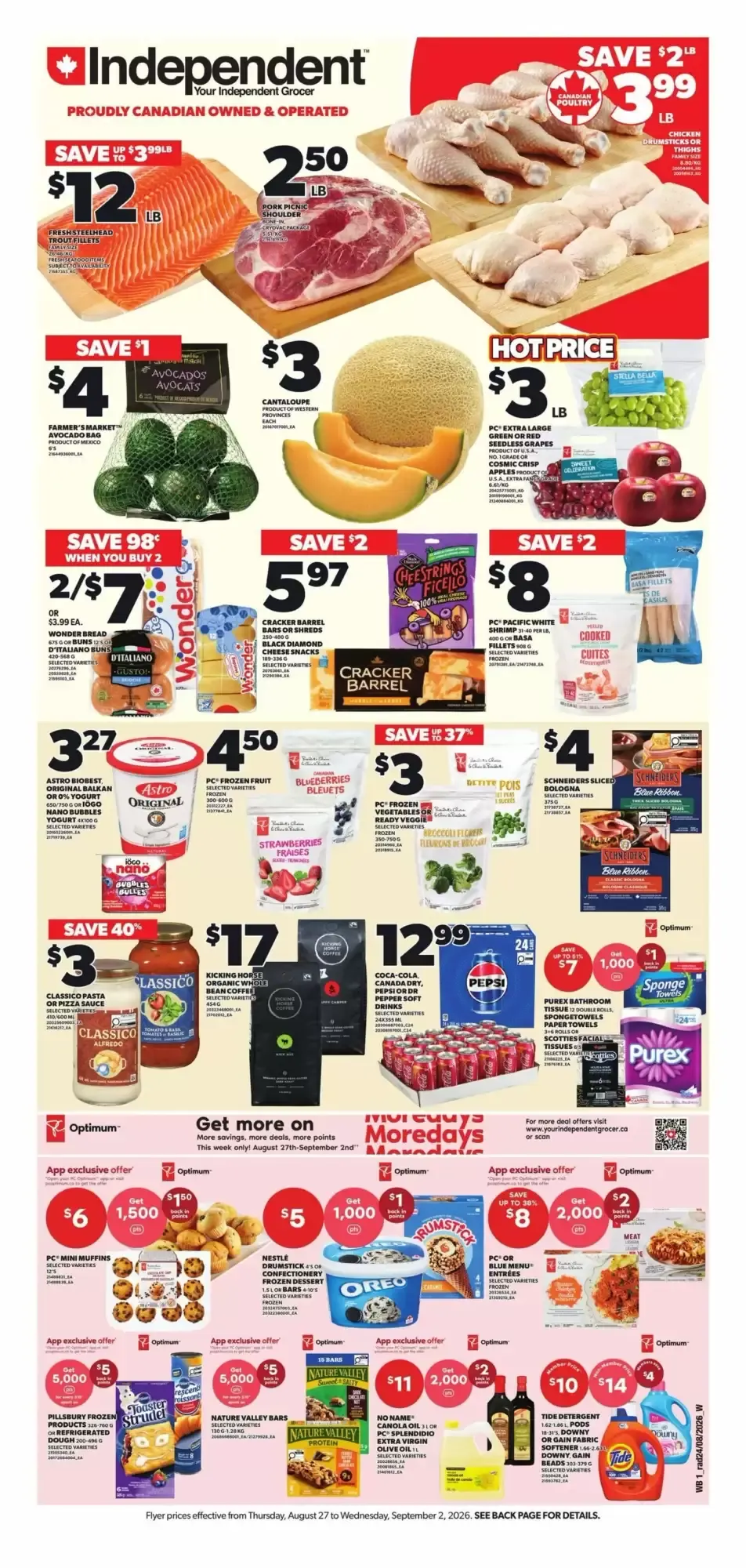 Independent Grocer flyer week 35 from August 27 to September 2 2026 - flyer page 1