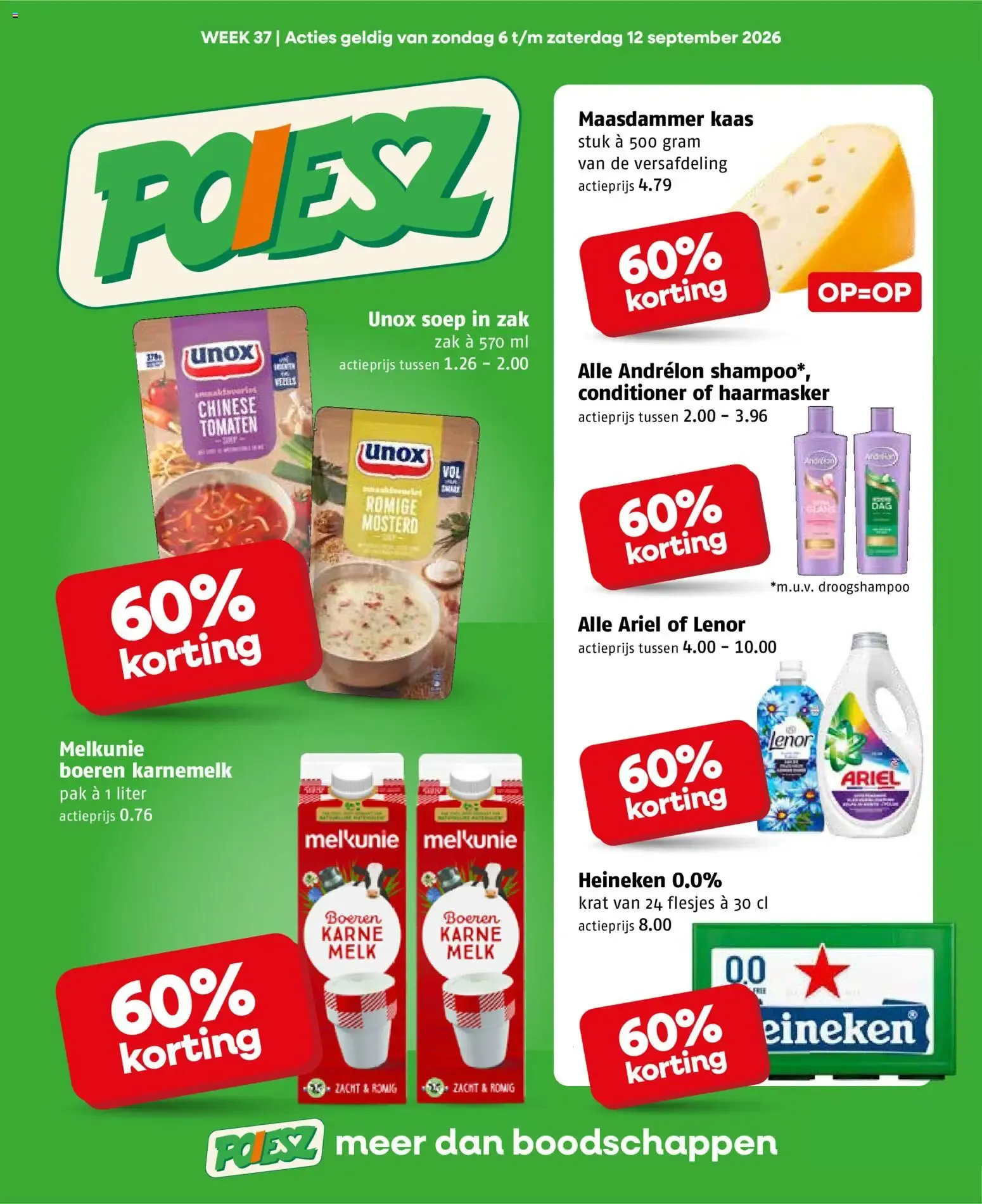 Poiesz folder vanaf 06-09-2026 || NIEUWE van 6 september tot 12 september 2026 - Folder pagina 1