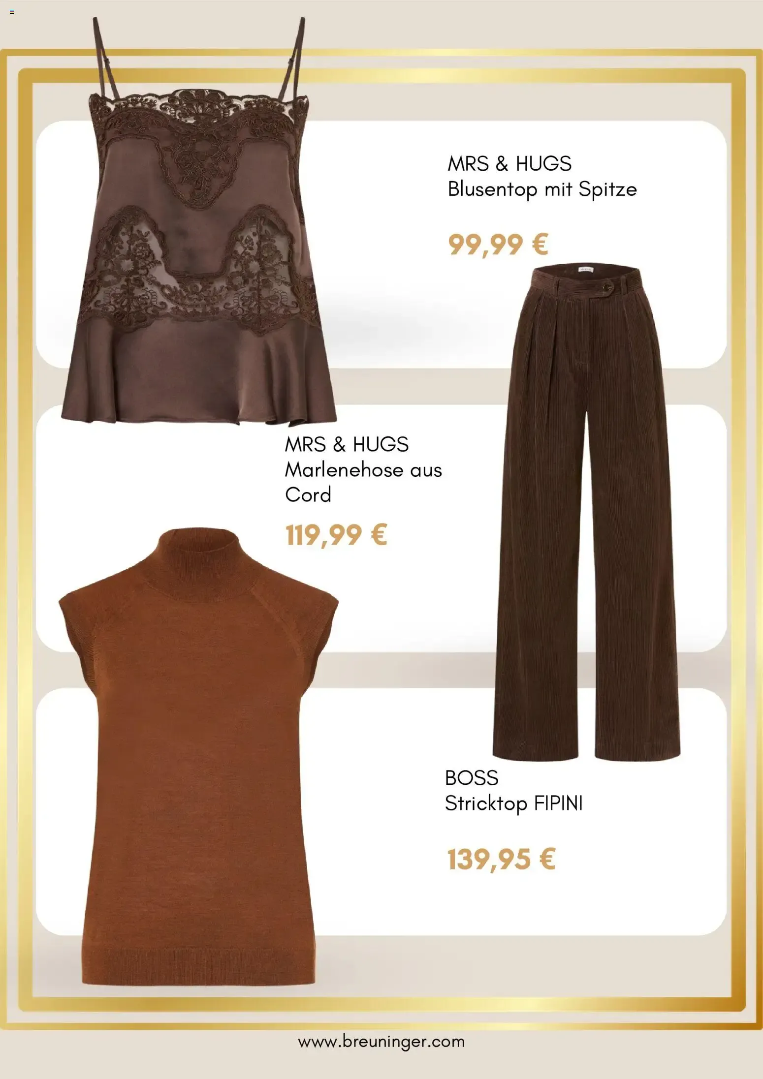 Breuninger: New Season Shades - Warm Browns and Rich Berry Colors von 11. August bis 8. September 2026 - Prospekt seite 3