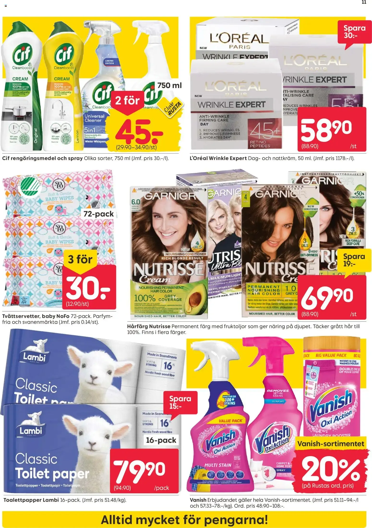 Rusta erbjudanden från 20/07/2026 - 26/07/2026 > Reklamblad nuvarande rabatter från 20 juli till 26 juli 2026 - Reklamblad sidor 11