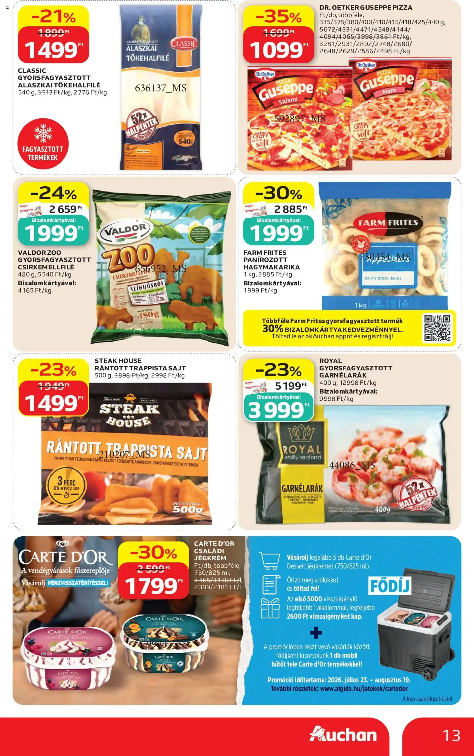 Katalógus Auchan hipermarket: Márkák Ünnepe! július 23.-tól július 29.-ig 2026. - Oldal 13