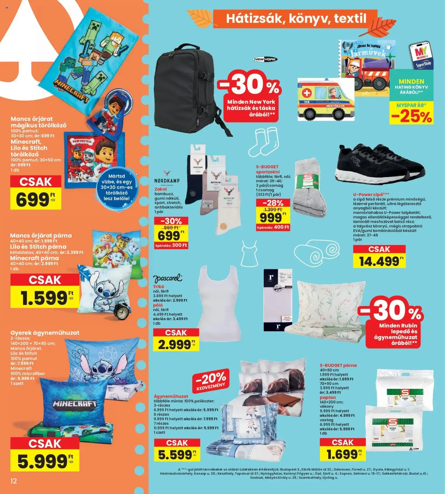 Katalógus Interspar Iskola katalógus - 2026.07.30. -tól/töl > akció, lapozható szórólap 🛍️ július 30.-tól augusztus 12.-ig 2026. - Oldal 12