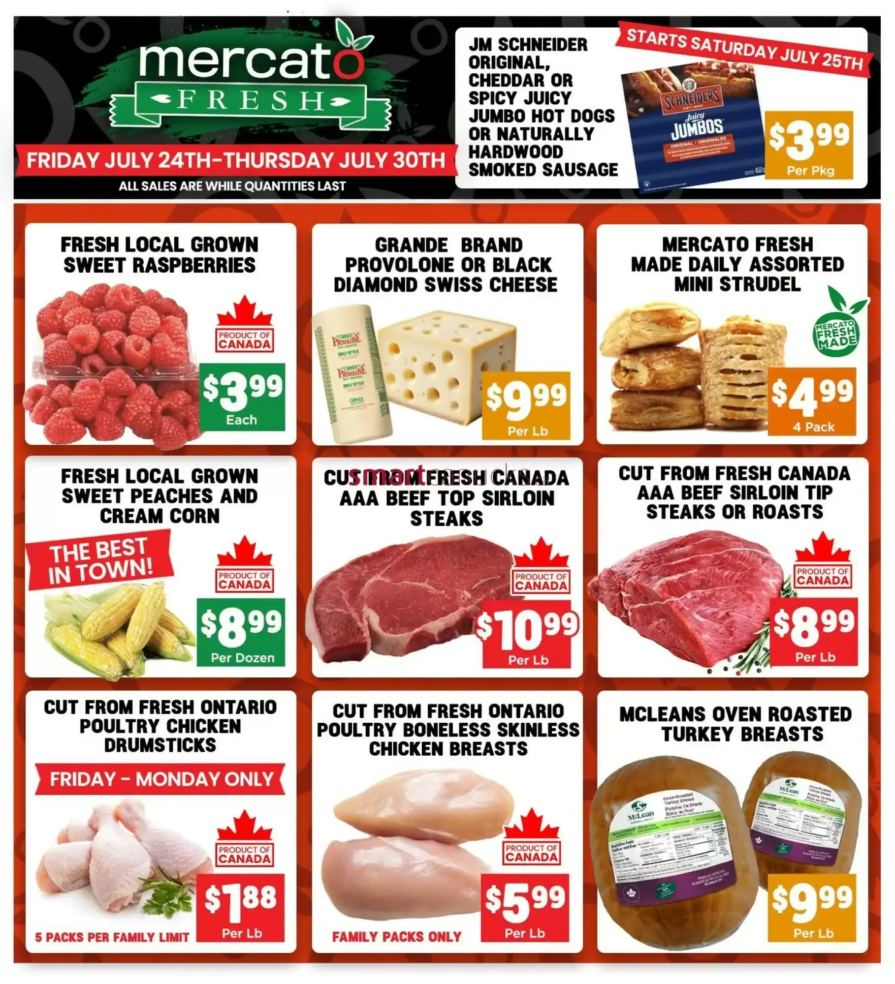 Mercato Fresh flyer week 30 from July 24 to July 30 2026 - flyer page 1