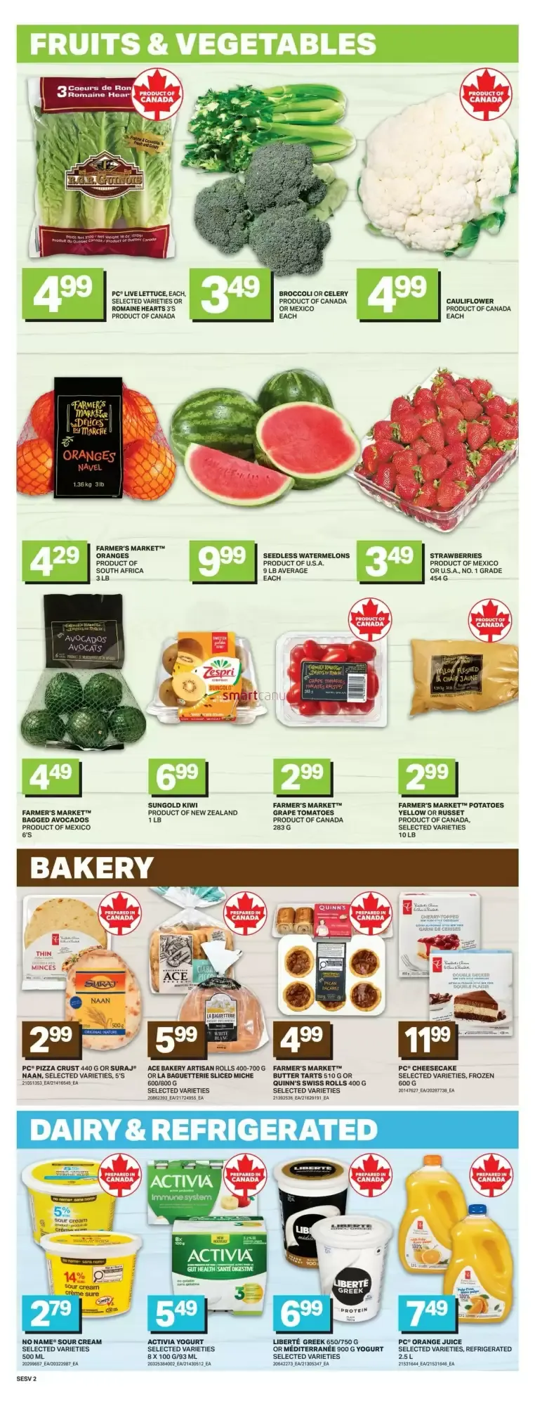 Freshmart - 4 Week Price Freeze on No Name Products from July 16 to August 12 2026 - flyer page 5
