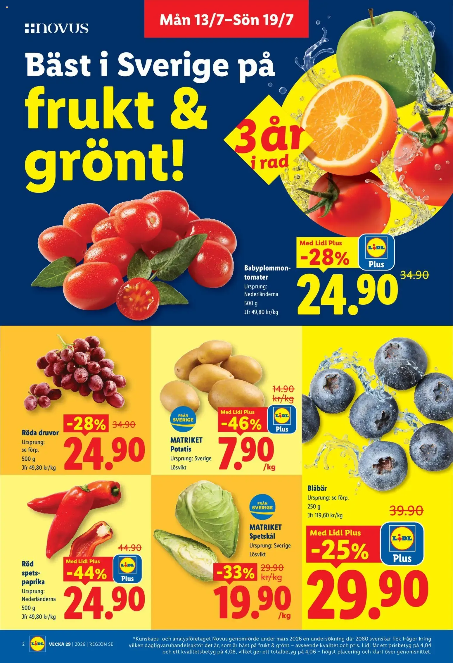 Lidl erbjudanden från 13/07/2026 - 19/07/2026 > Reklamblad nuvarande rabatter från 13 juli till 19 juli 2026 - Reklamblad sidor 2