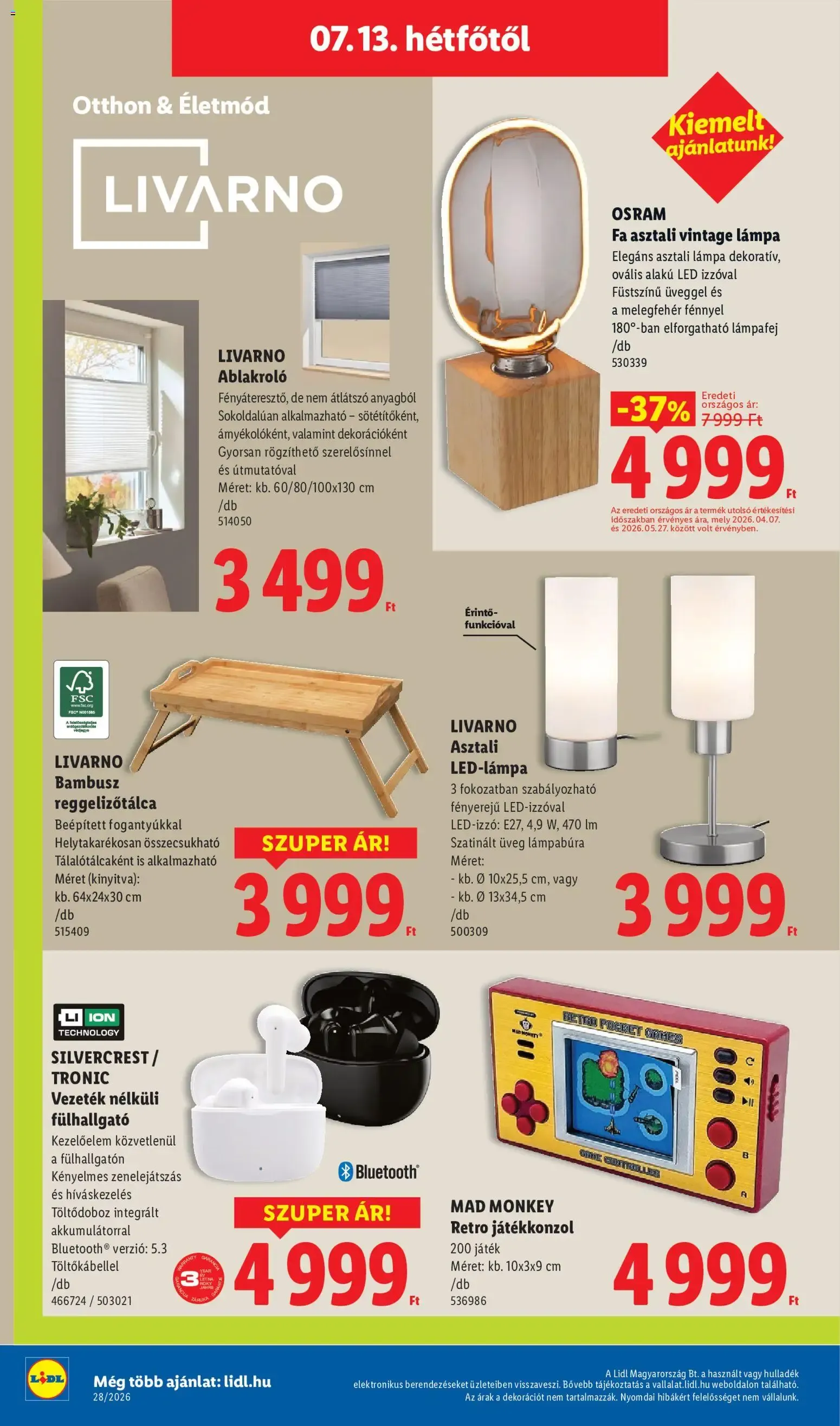 Katalógus Lidl Nonfood kínálatunk - 2026.07.09. -tól/töl > akció, lapozható szórólap 🛍️ július 9.-tól július 15.-ig 2026. - Oldal 16