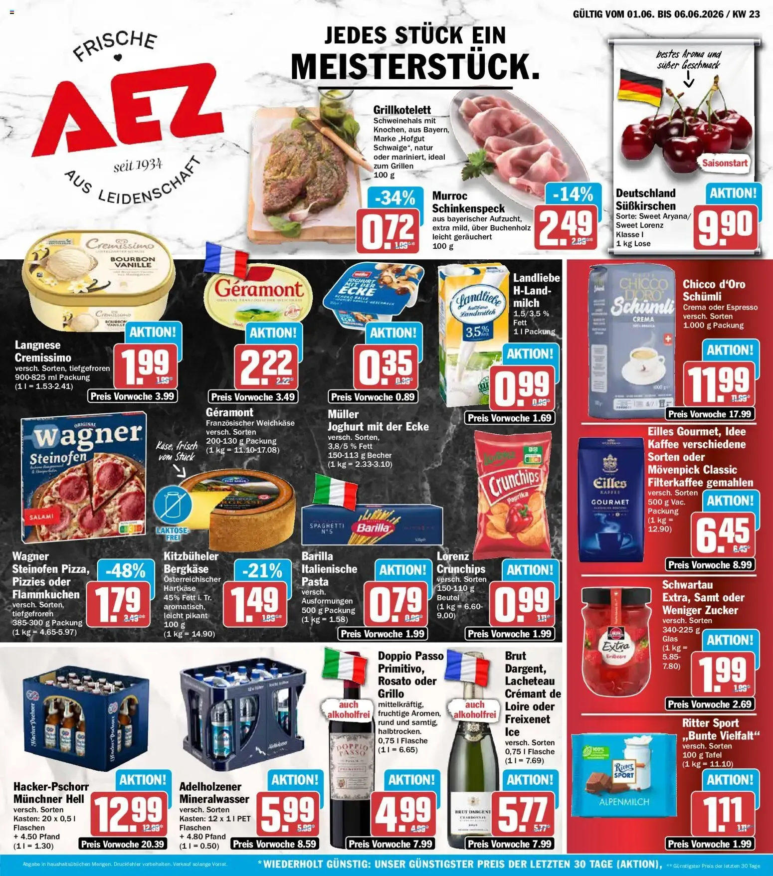 AEZ Prospekt (ab 01.06.2026) zum Blättern von 1. Juni bis 6. Juni 2026 - Prospekt seite 1
