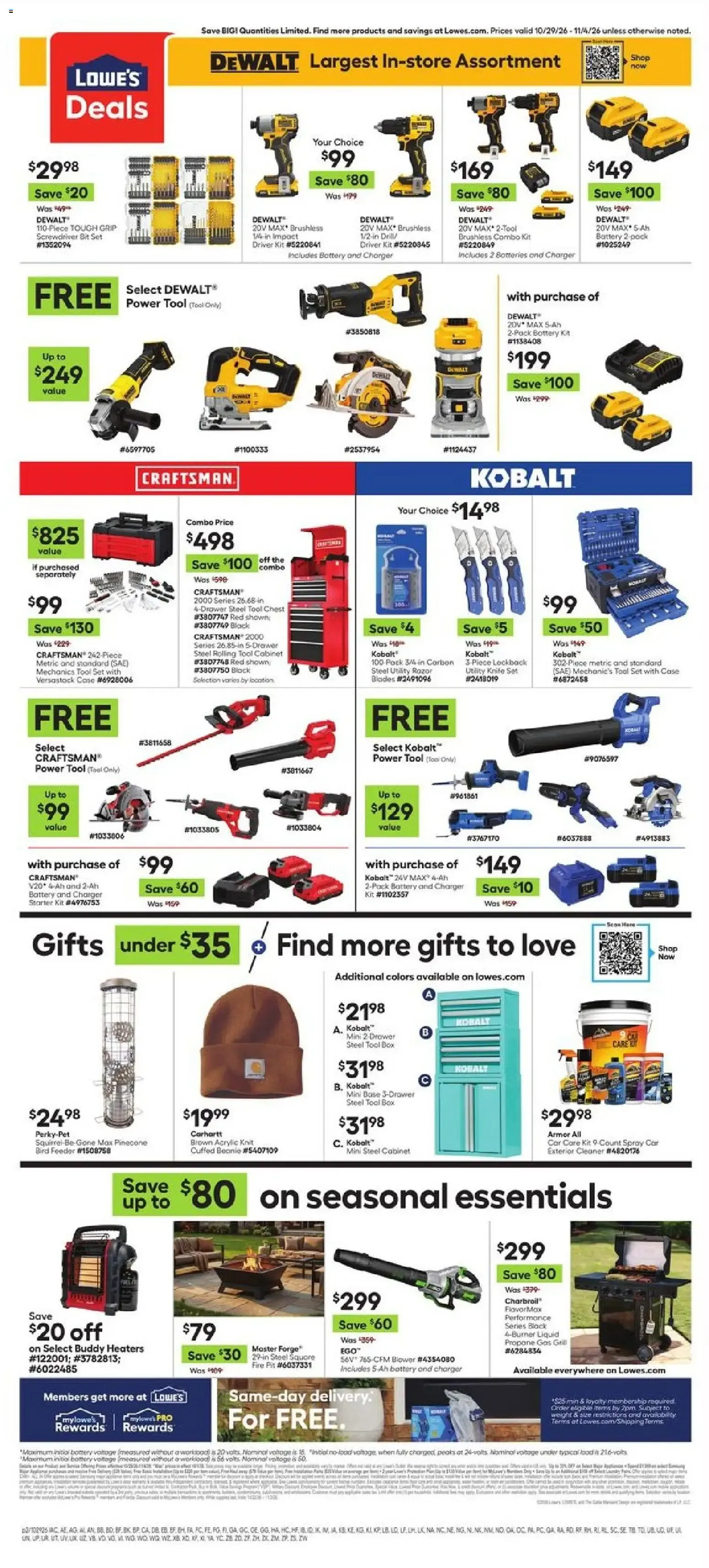 Weekly ad Lowe's Weekly Ads BLACK FRIDAY from 10/29/2026 from October 29 to November 4 2026 - Page 2