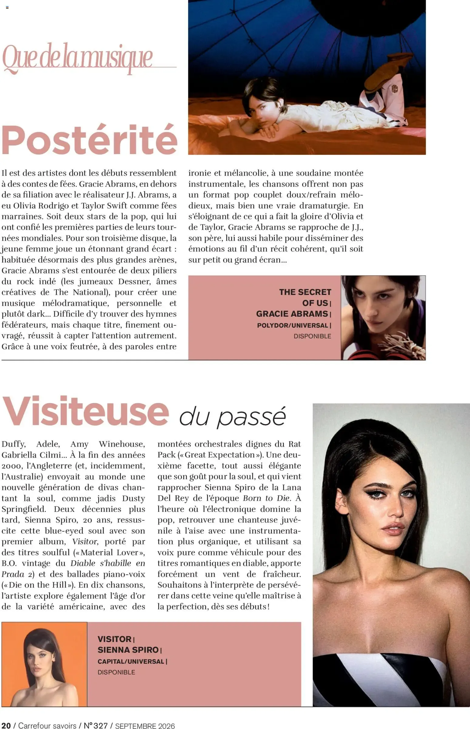 Carrefour SAVOIRS du 1 septembre au 30 septembre 2026 - Catalogue page 20