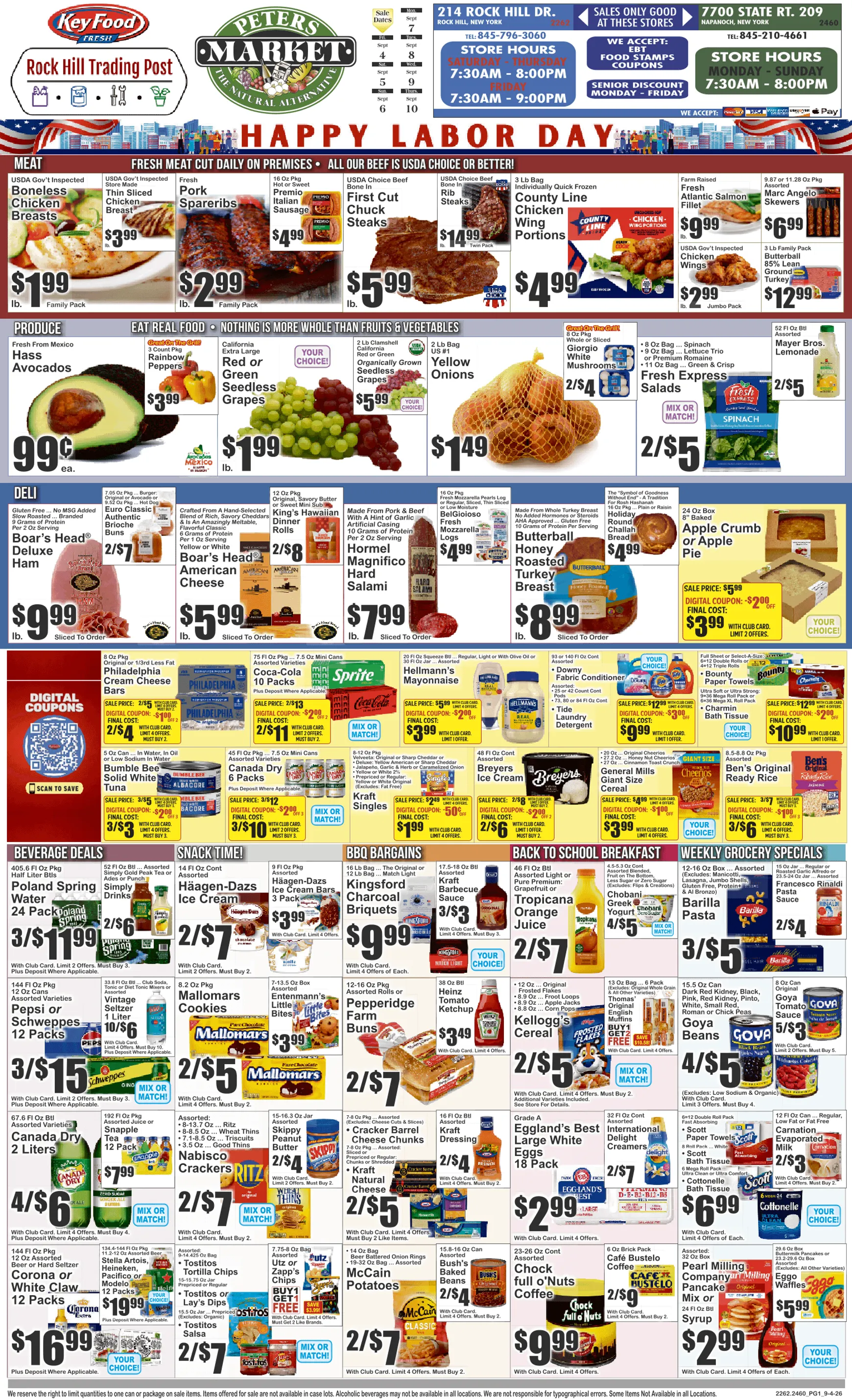 Weekly ad Current Key Food - Peters Market leaflet valid from Friday 09/04/2026 to Thursday 09/10/2026 from September 4 to September 10 2026 - Page 1