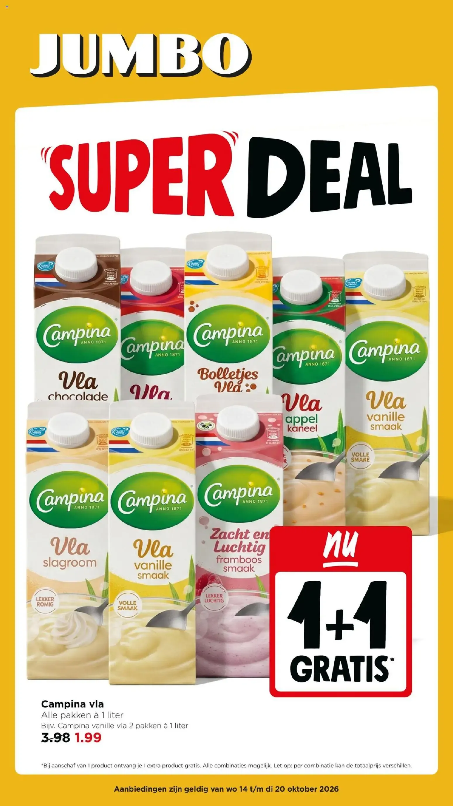 Jumbo Super Deal van 14 oktober tot 20 oktober 2026 - Folder pagina 1
