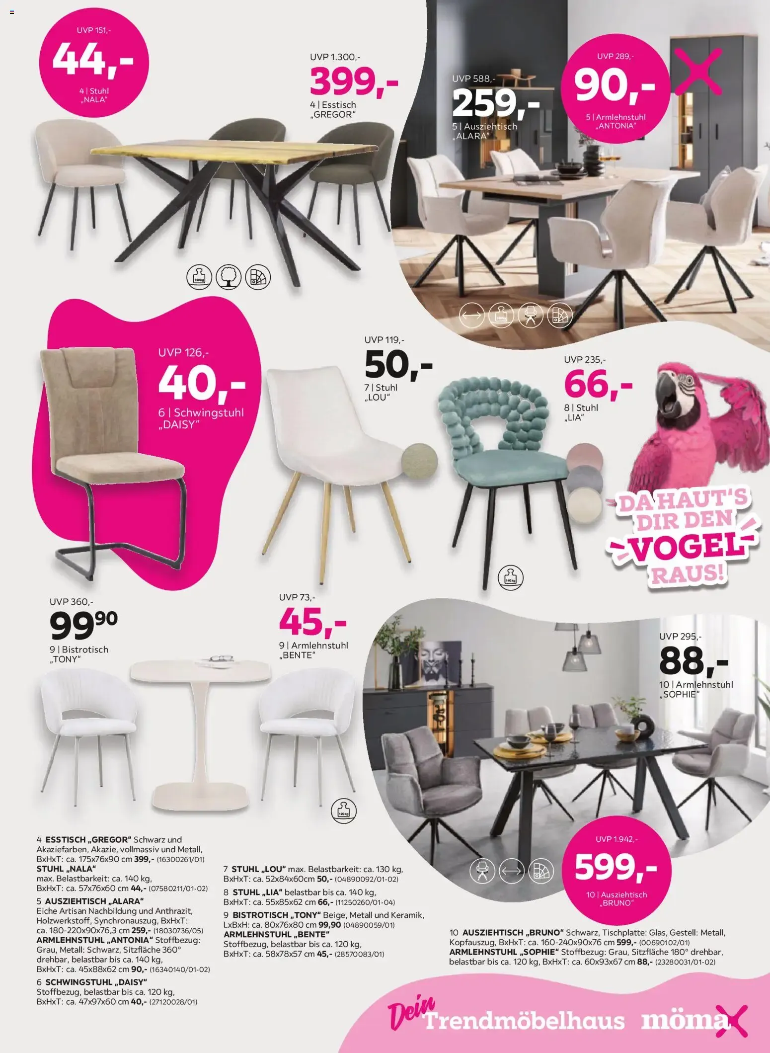 Mömax Pink Shopping: 25% en muebles y 20% en otros productos von 31. August bis 29. September 2026 - Prospekt seite 9