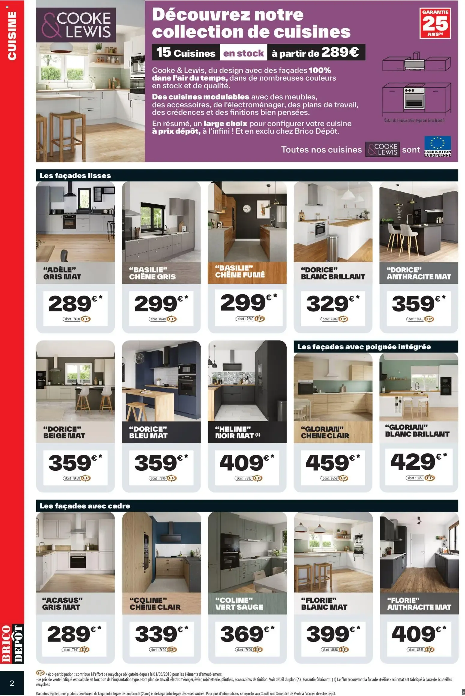 Brico Dépôt - Prix dépôt spécial cuisines à partir du 02/10/2026 - promo en ligne du 2 octobre au 15 octobre 2026 - Catalogue page 2