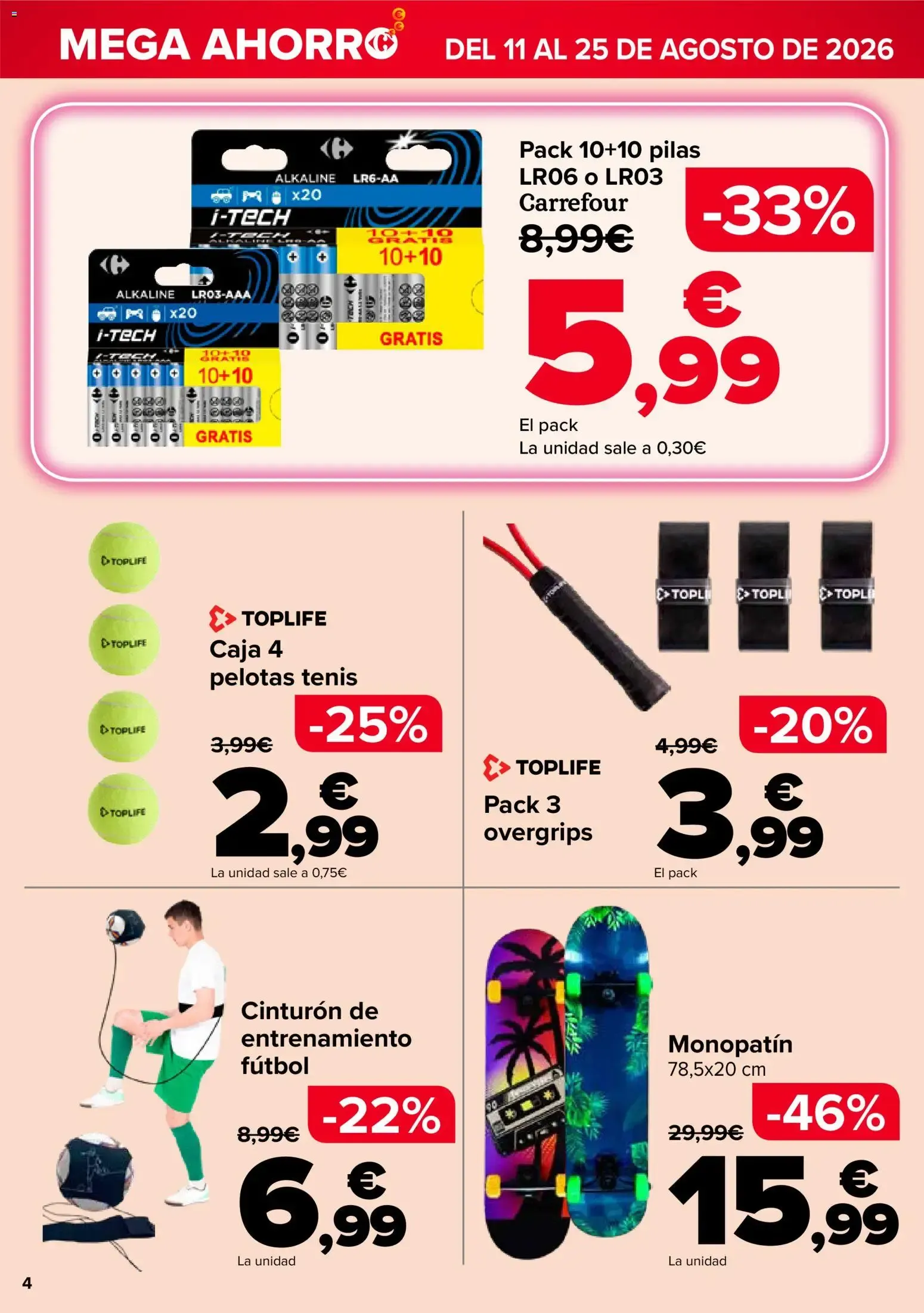 Catálogo de Carrefour Mega Ahorro Top Selección 11 de agosto al 25 de agosto 2026 - Página 4