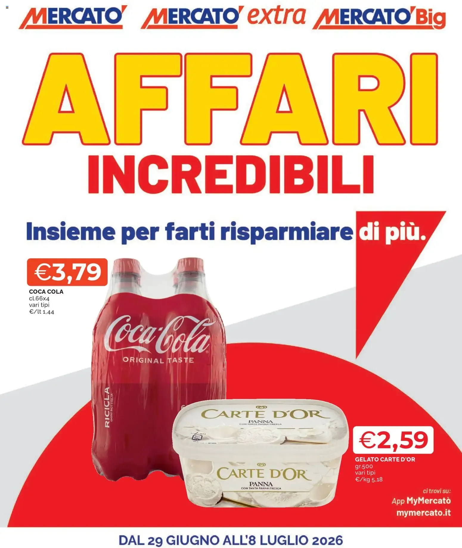 Mercatò volantino dal 29/06/2026 - online Offerte