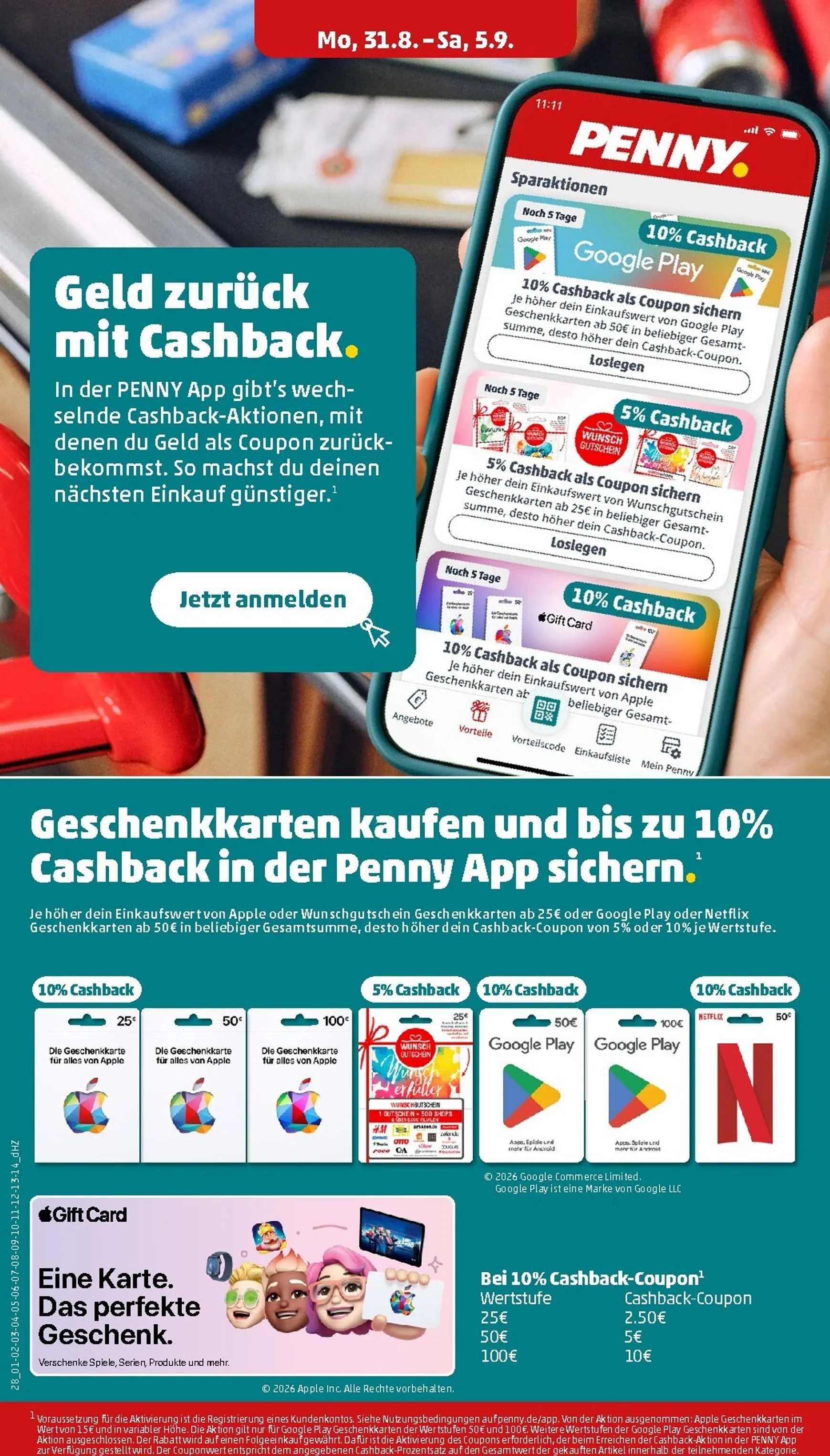 PENNY Prospekt nächste Woche – von Montag 31.08.2026 bis Samstag 05.09.2026 von 31. August bis 5. September 2026 - Prospekt seite 33