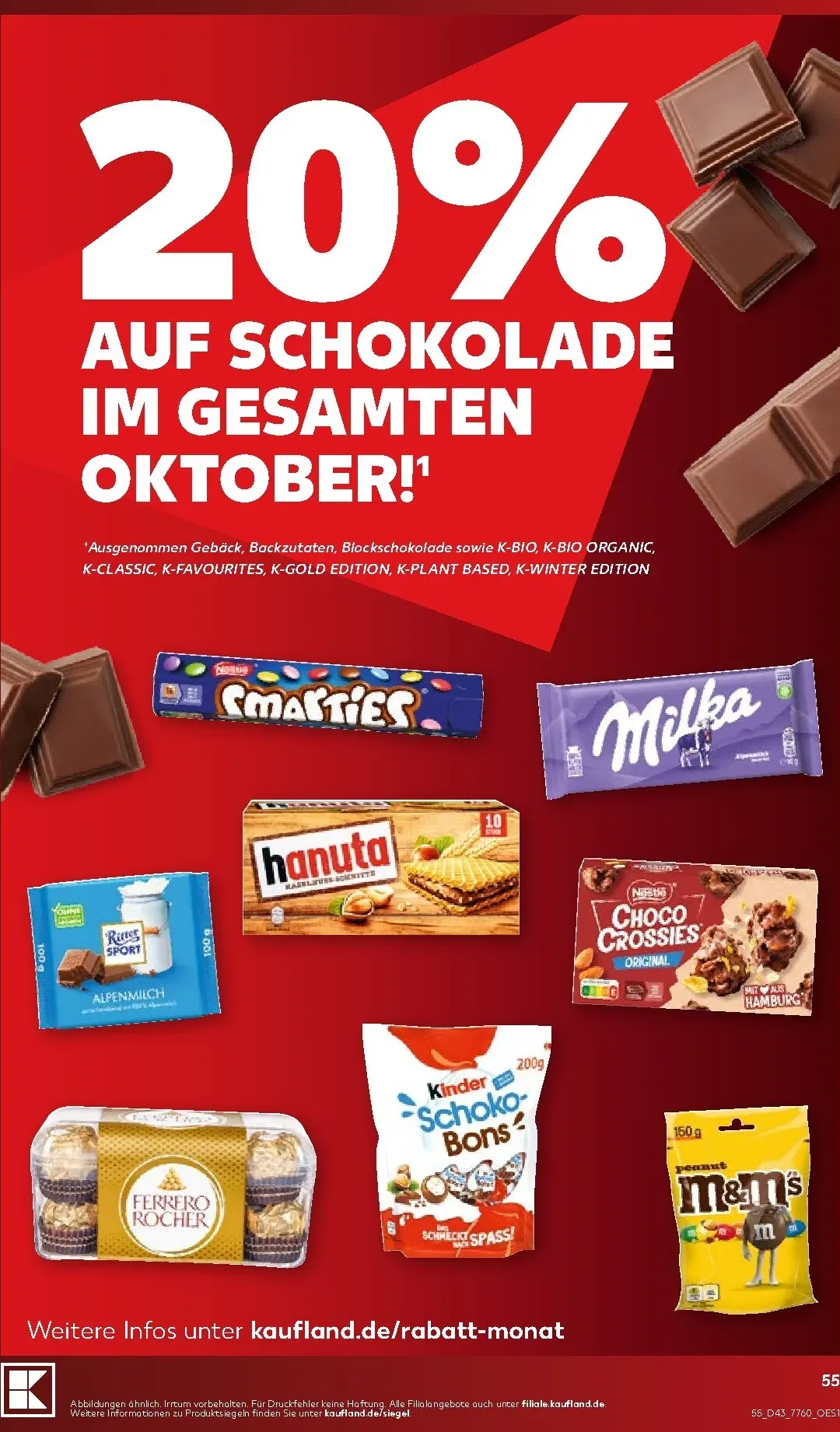 Kaufland Prospekt nächste Woche – von Montag 19.10.2026 bis Samstag 24.10.2026 von 19. Oktober bis 24. Oktober 2026 - Prospekt seite 56