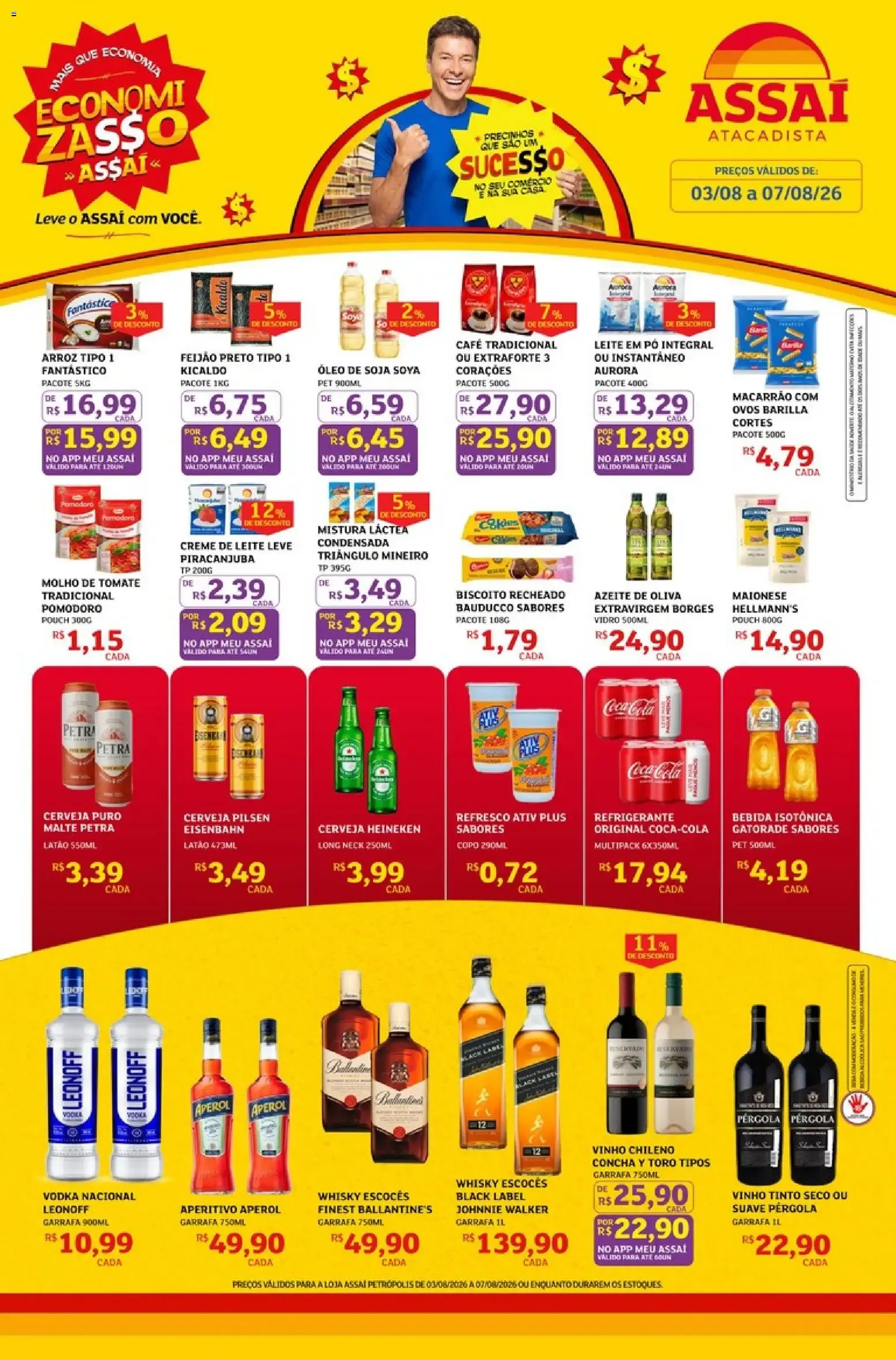 Encarte de Assaí Atacadista ofertas - RJ 3 de agosto até 7 de agosto 2026 - Pagina 1