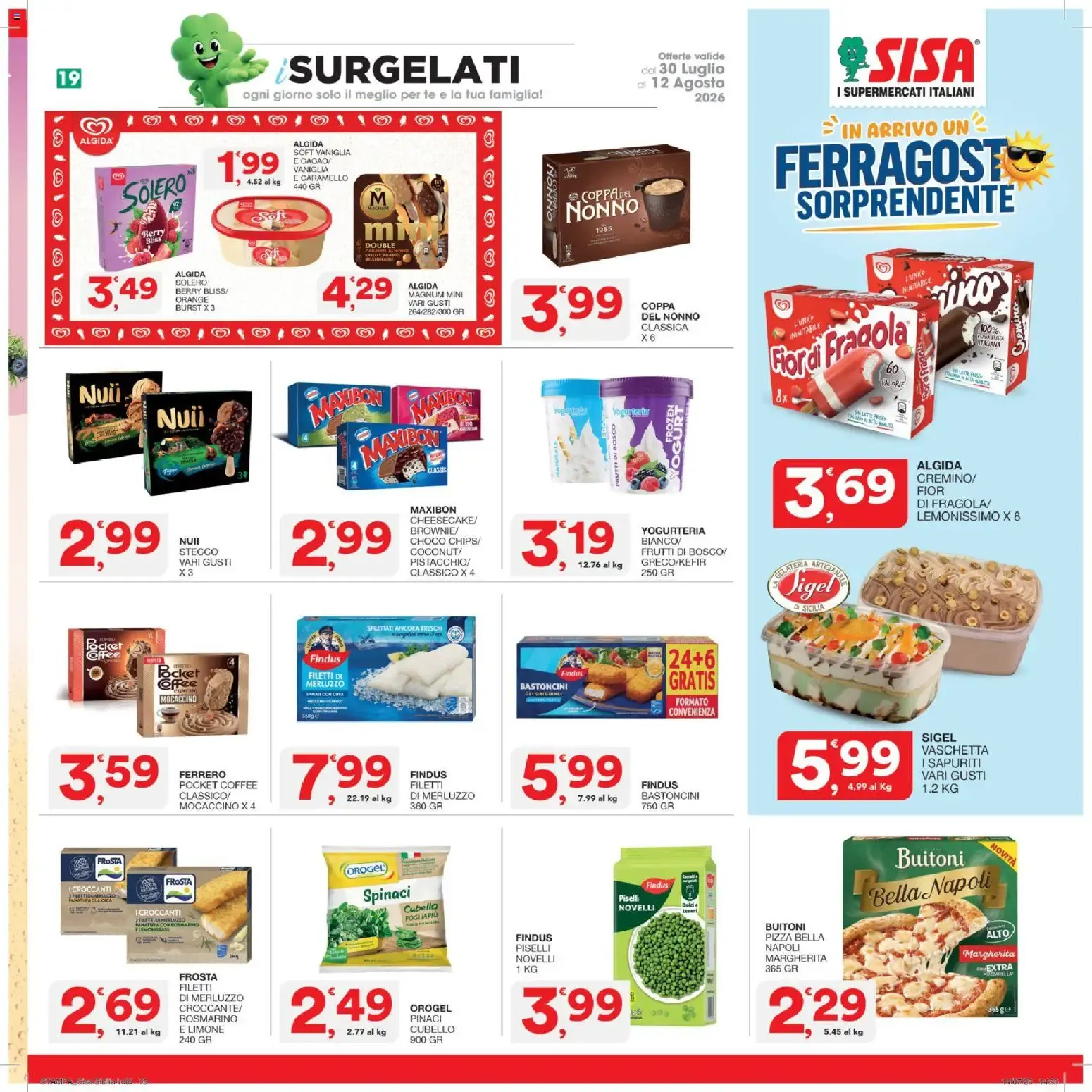 Nuovo SISA volantino dal 30/07/2026 > offerte anteprima 🛍️ da 30 luglio a 12 agosto di 2026 - Pagina del volantino 19