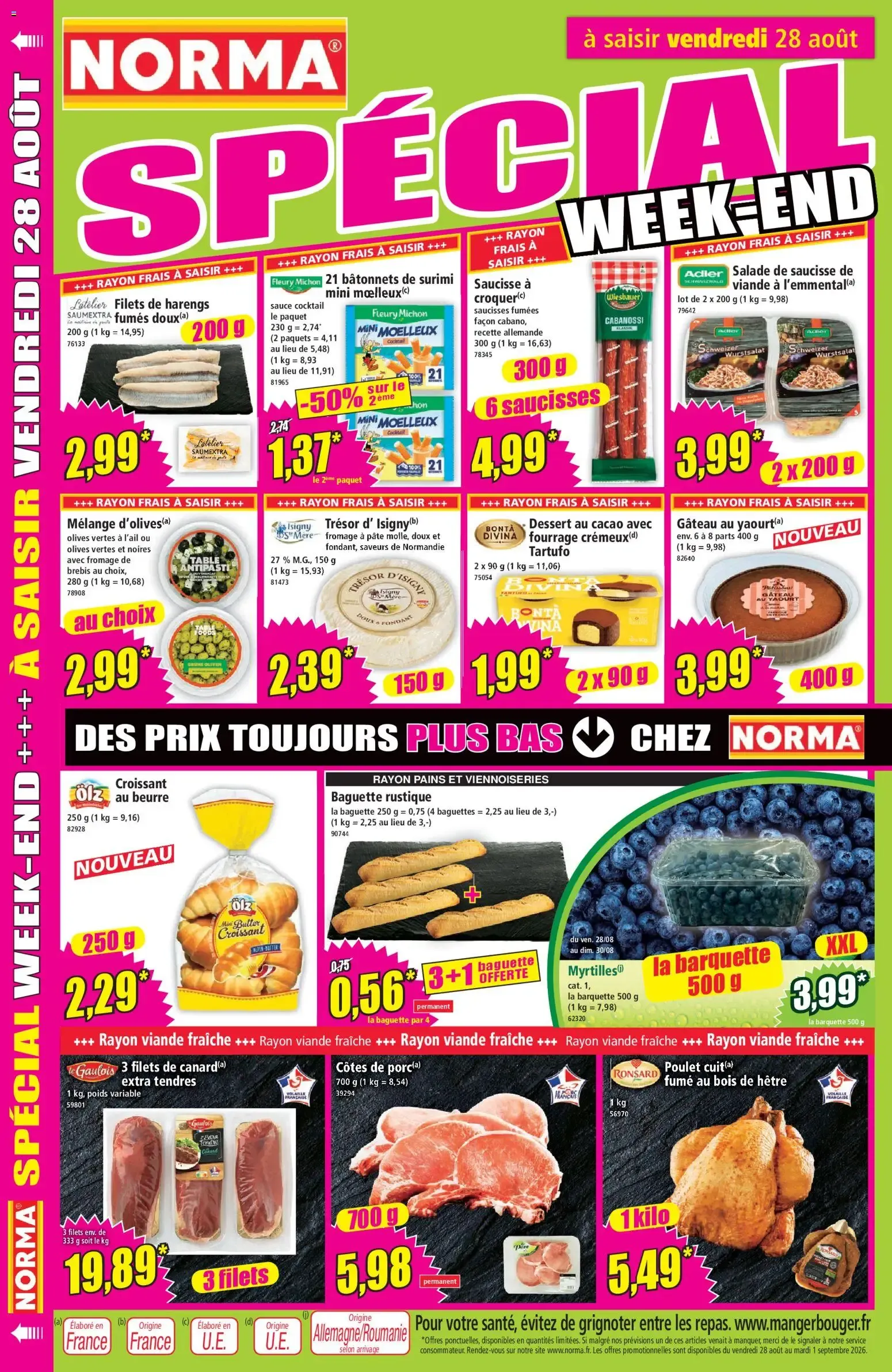 Norma Votre Discounter Régional - Promotions du 26 août du 26 août au 1 septembre 2026 - Catalogue page 12