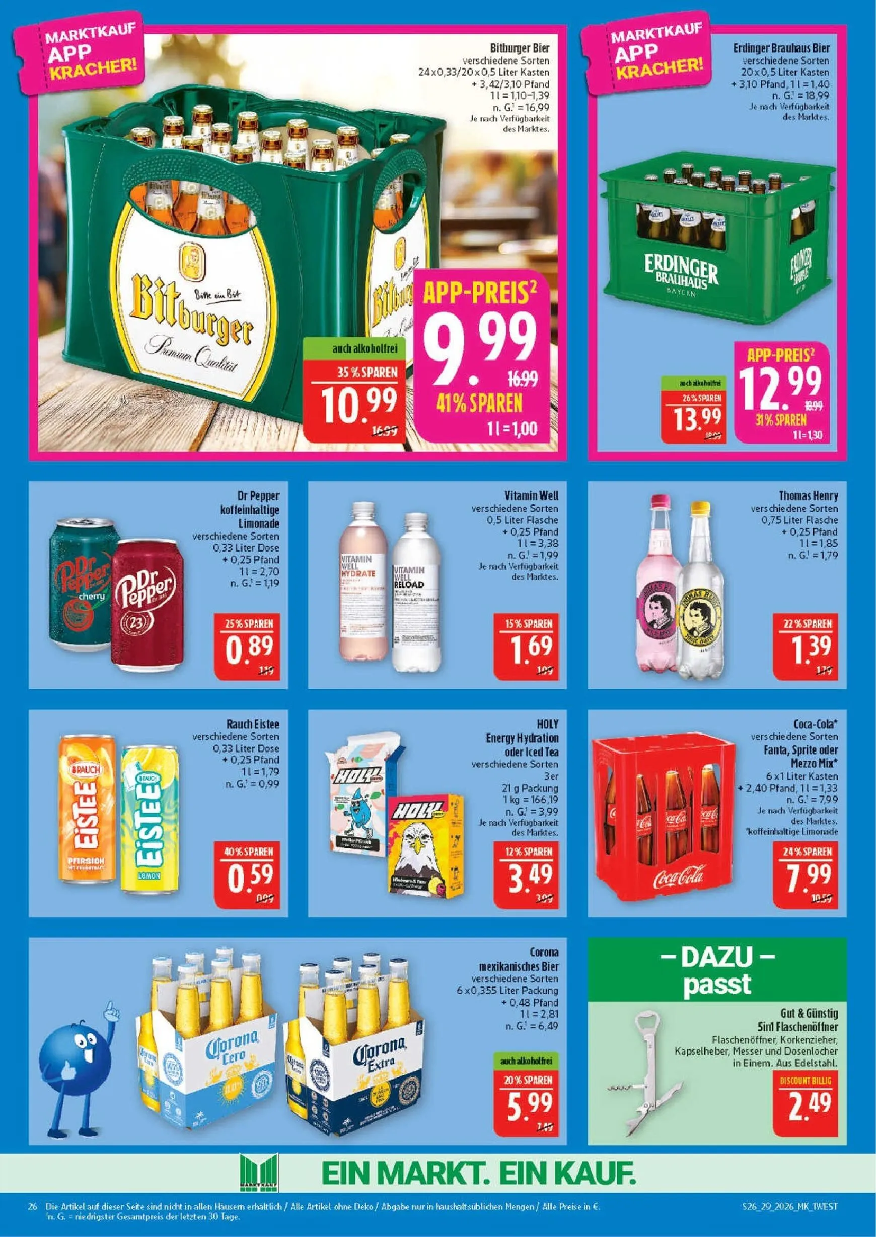Marktkauf Prospekt – von Montag 13.07.2026 bis Samstag 18.07.2026 von 13. Juli bis 18. Juli 2026 - Prospekt seite 26
