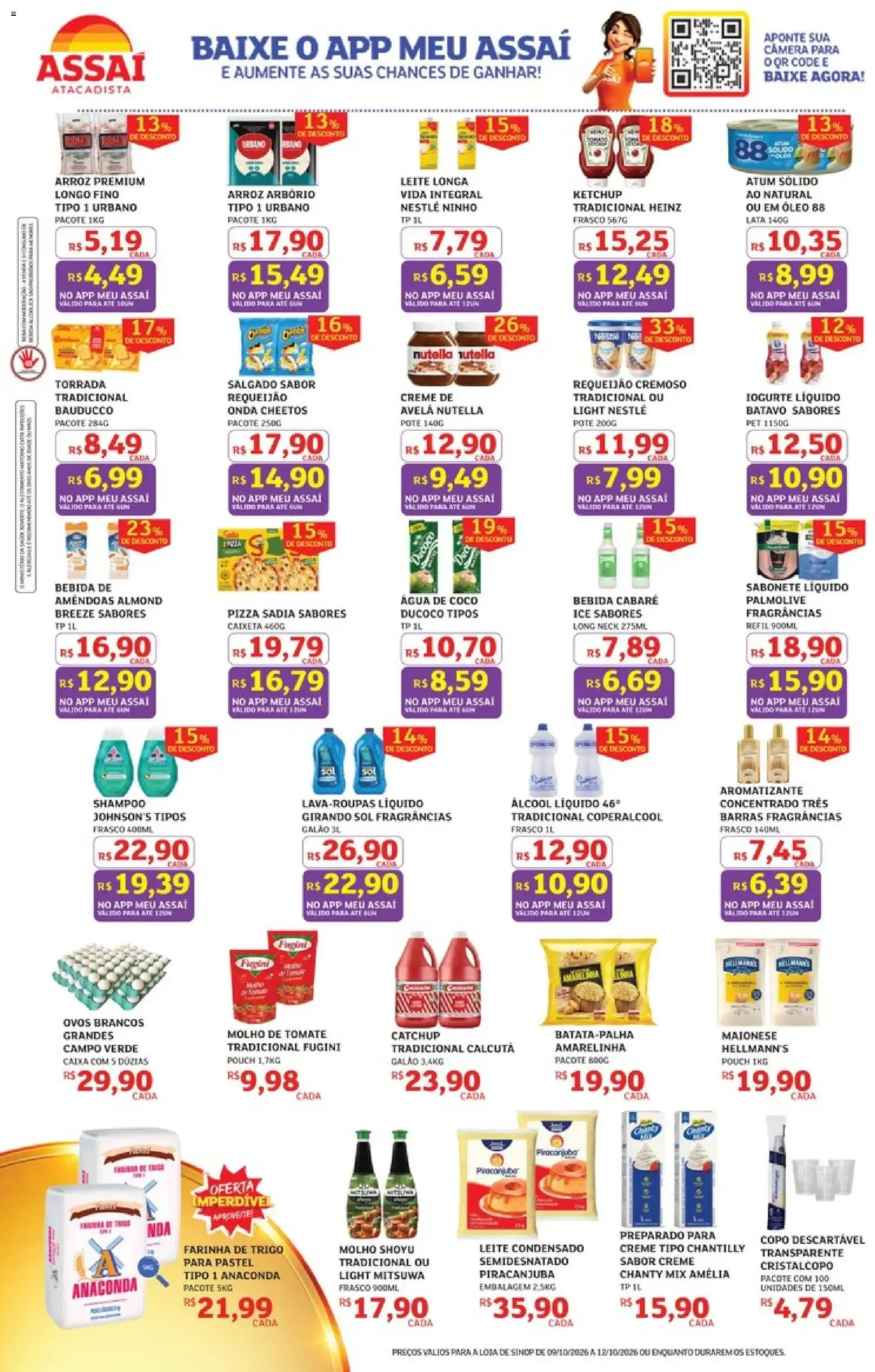 Encarte de Assaí Atacadista ofertas - MT de 09/10/2026 | Promoções Online 9 de outubro até 12 de outubro 2026 - Pagina 2