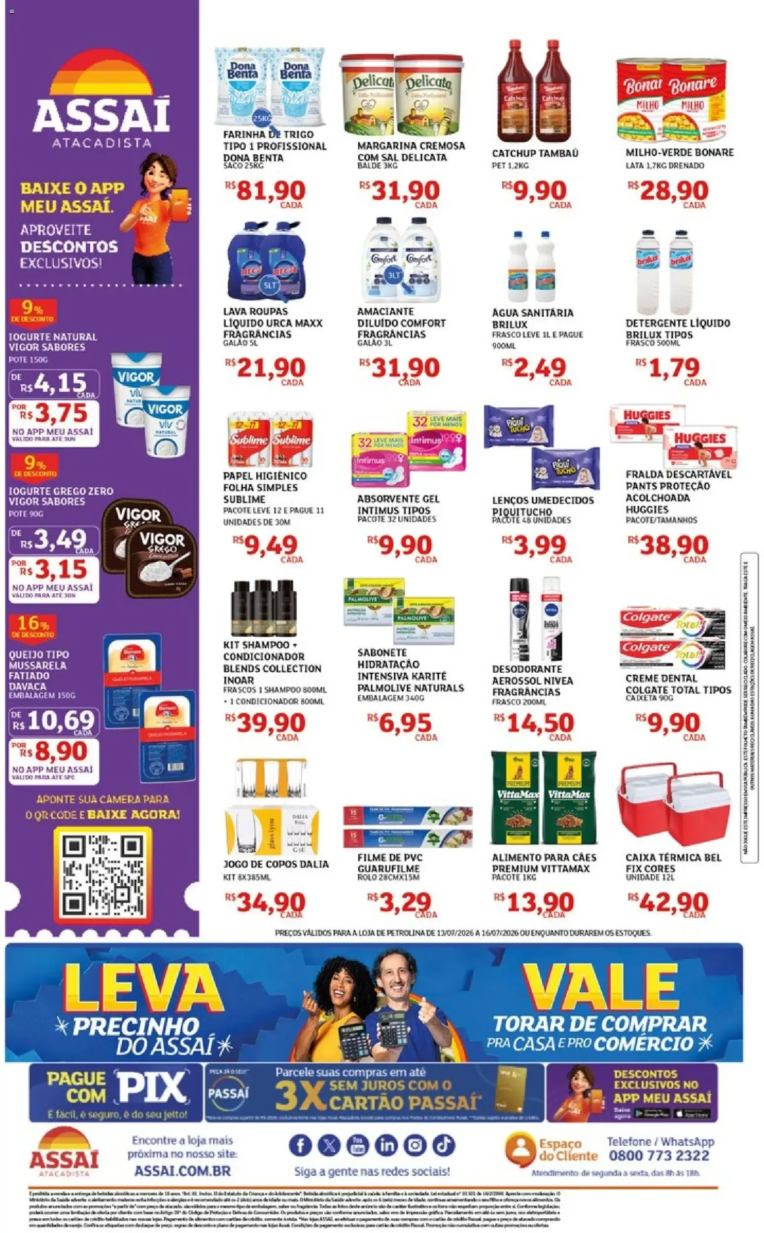 Encarte de Assaí Atacadista ofertas - PE de 13/07/2026 | Promoções Online 13 de julho até 16 de julho 2026 - Pagina 2
