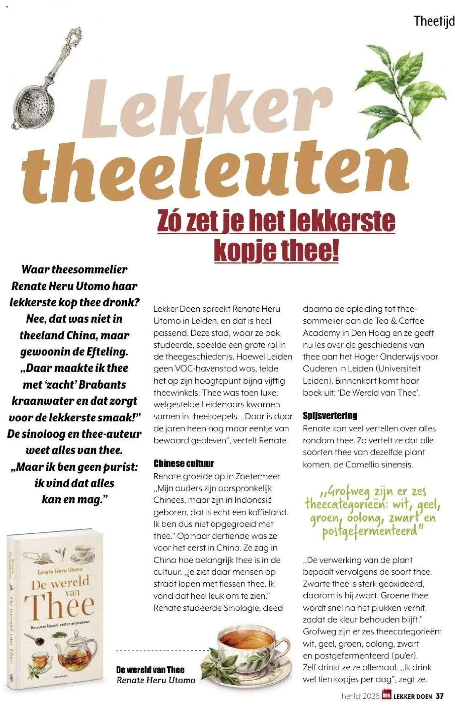 Lekker doen van 16 oktober tot 29 november 2026 - Folder pagina 37