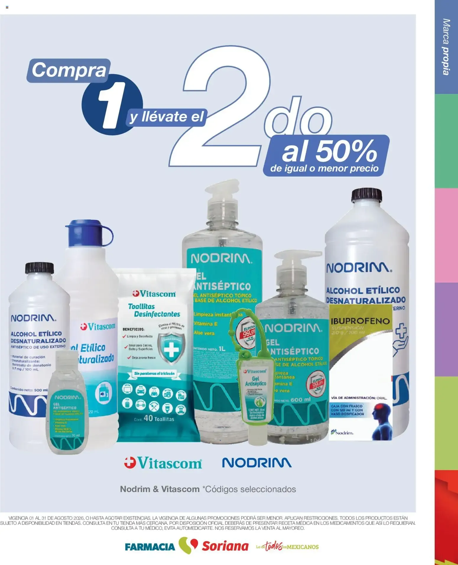 Catálogo de FARMACIA Soriana: Sueros Rehidratantes Nodrim 1 de agosto al 31 de agosto 2026 - Pagina 2
