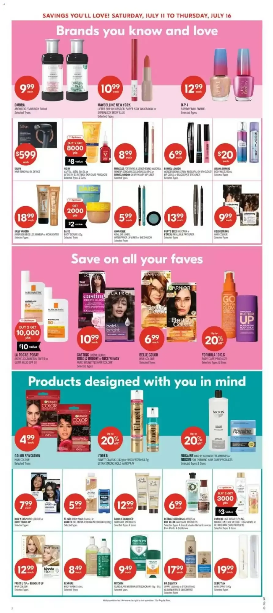 Shoppers Drug Mart flyer week 28 from July 10 to July 16 2026 - flyer page 12