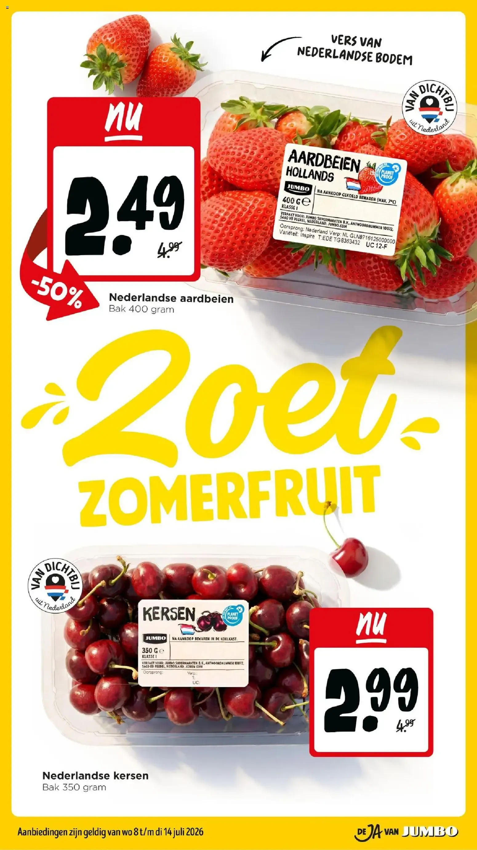 Jumbo: Campina Langlekker 2+3 GRATIS - Nóg meer voorraad pakken van 8 juli tot 14 juli 2026 - Folder pagina 4