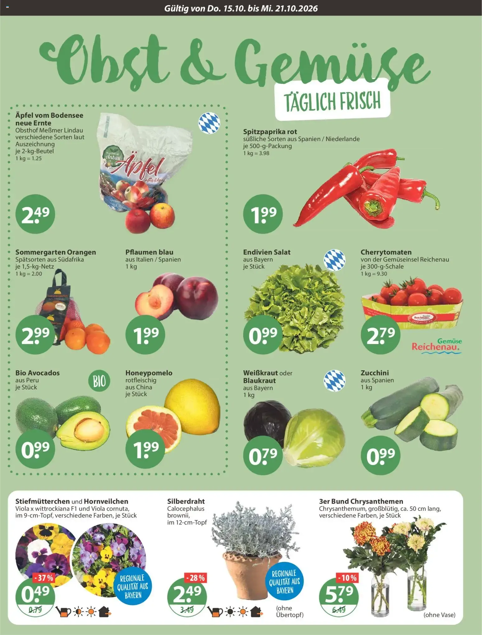 Angebote V-Markt Angebote (ab 15.10.2026) von 15. Oktober bis 21. Oktober 2026 - Prospekt seite 4