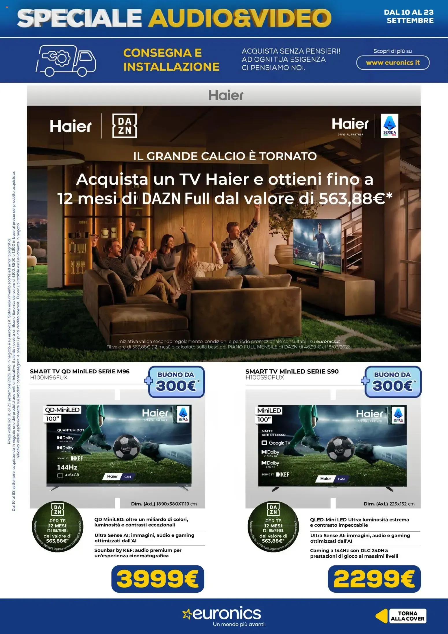 Nuovo Euronics volantino Audio Video dal 10/09/2026 > offerte anteprima 🛍️ da 10 settembre a 23 settembre di 2026 - Pagina del volantino 13
