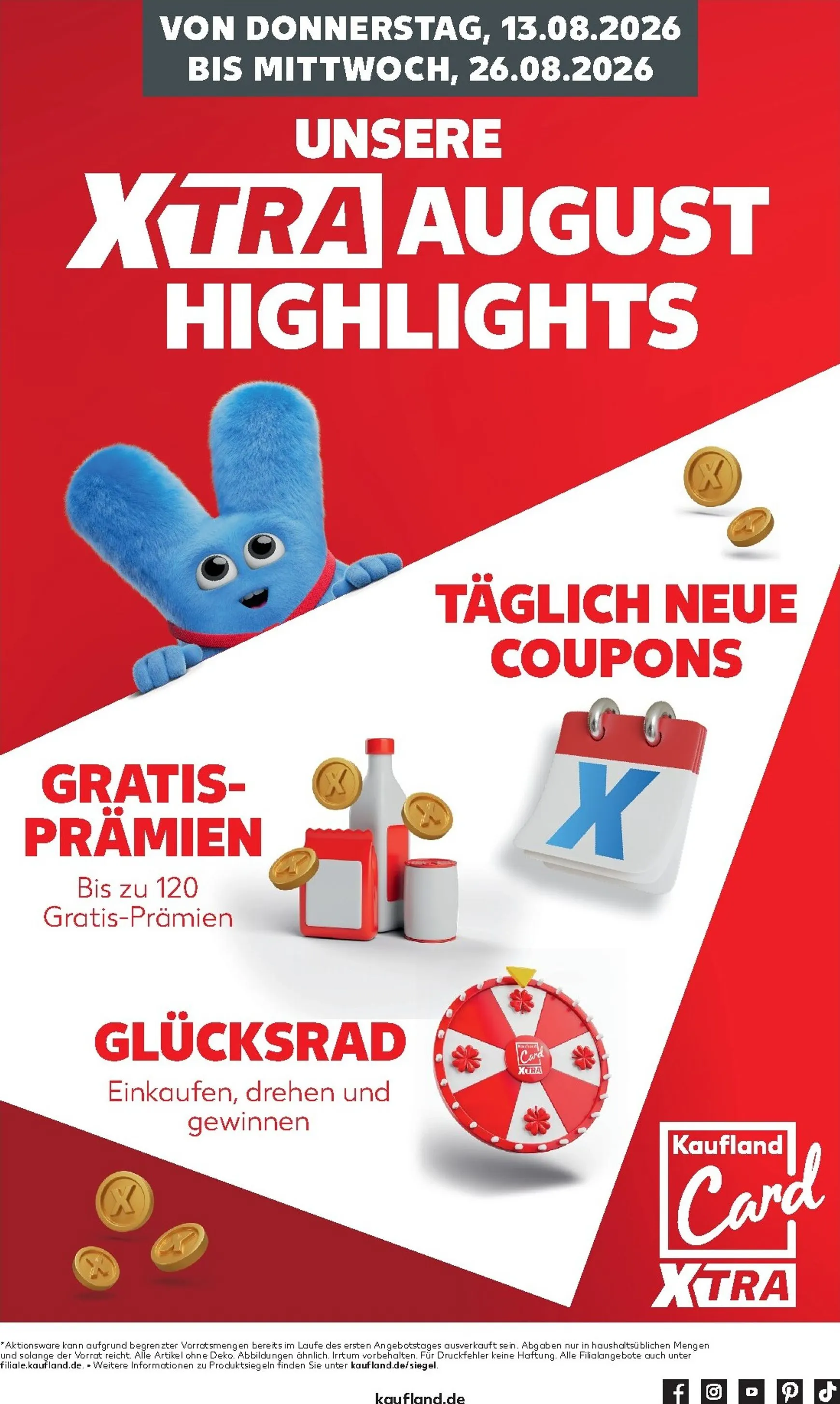 Neuer Kaufland - August Highlights Prospekt – von Donnerstag 13.08.2026 bis Mittwoch 26.08.2026