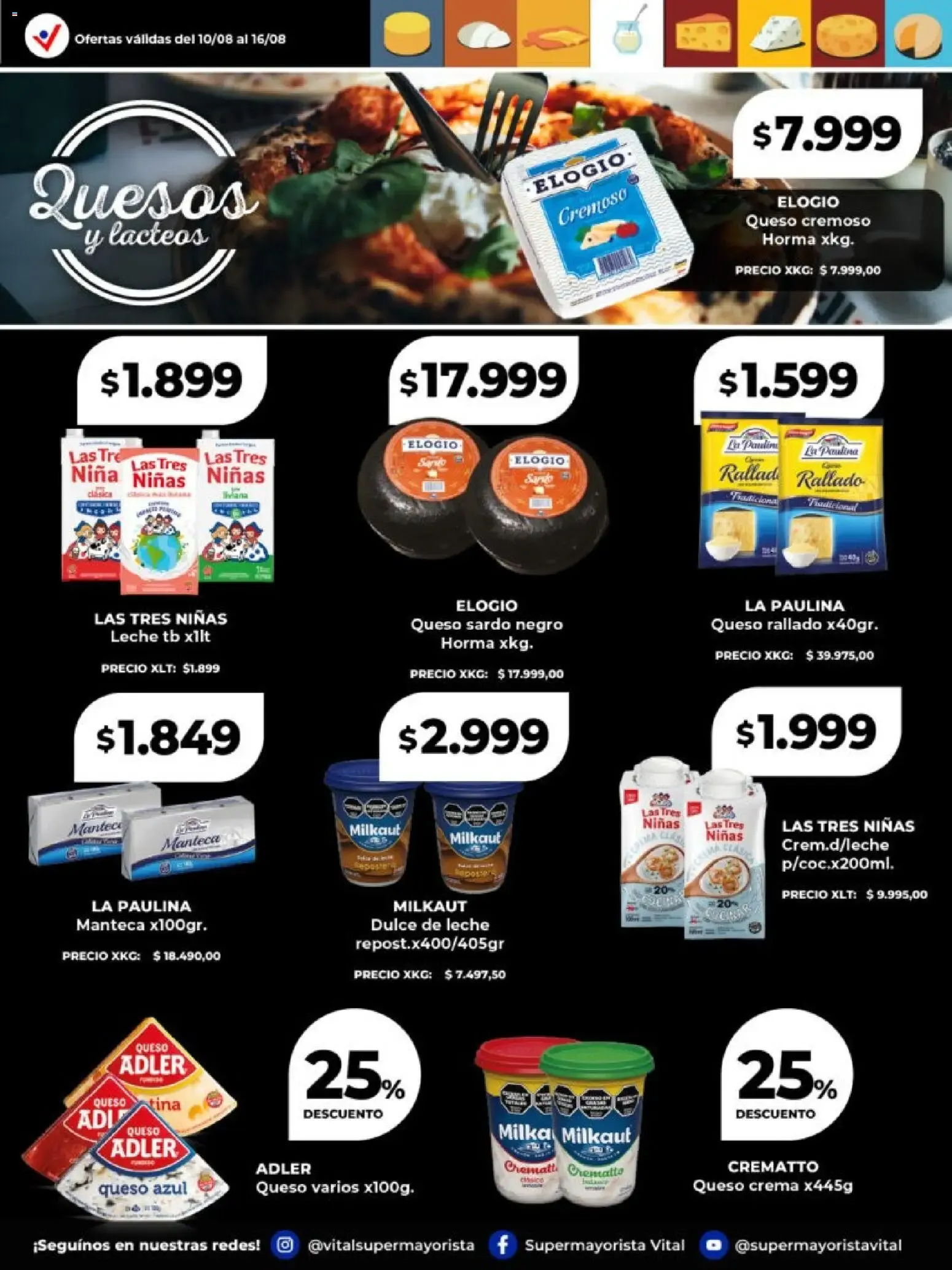 Ofertas de Vital Supermayorista - Frescos a la mesa 10 de agosto al 16 de agosto 2026 - Página 3 del catálogo