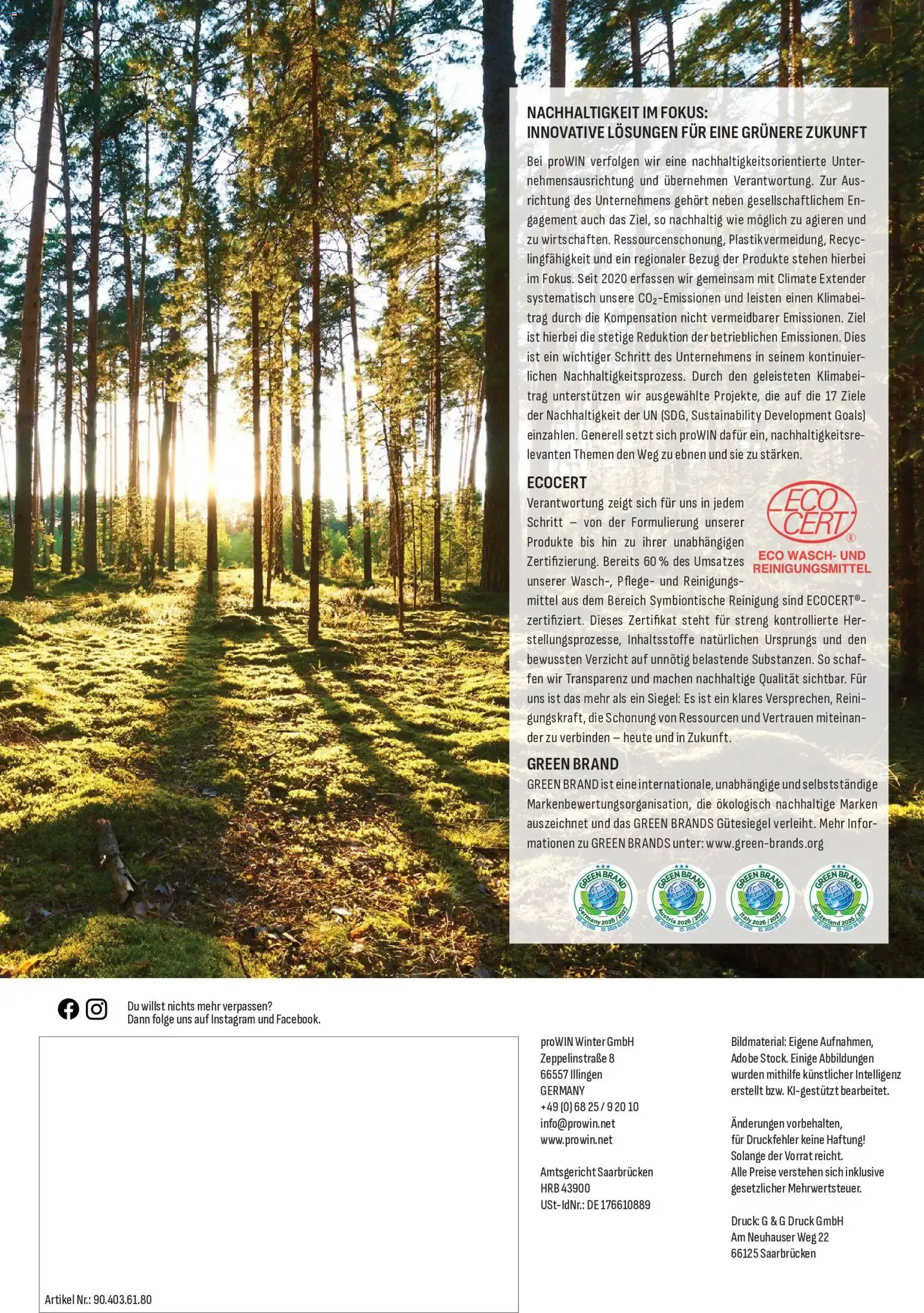 ProWIN SYMBIONTISCHE Reinigung - Edición #6/2026 von 1. Juli bis 31. Dezember 2026 - Prospekt seite 56