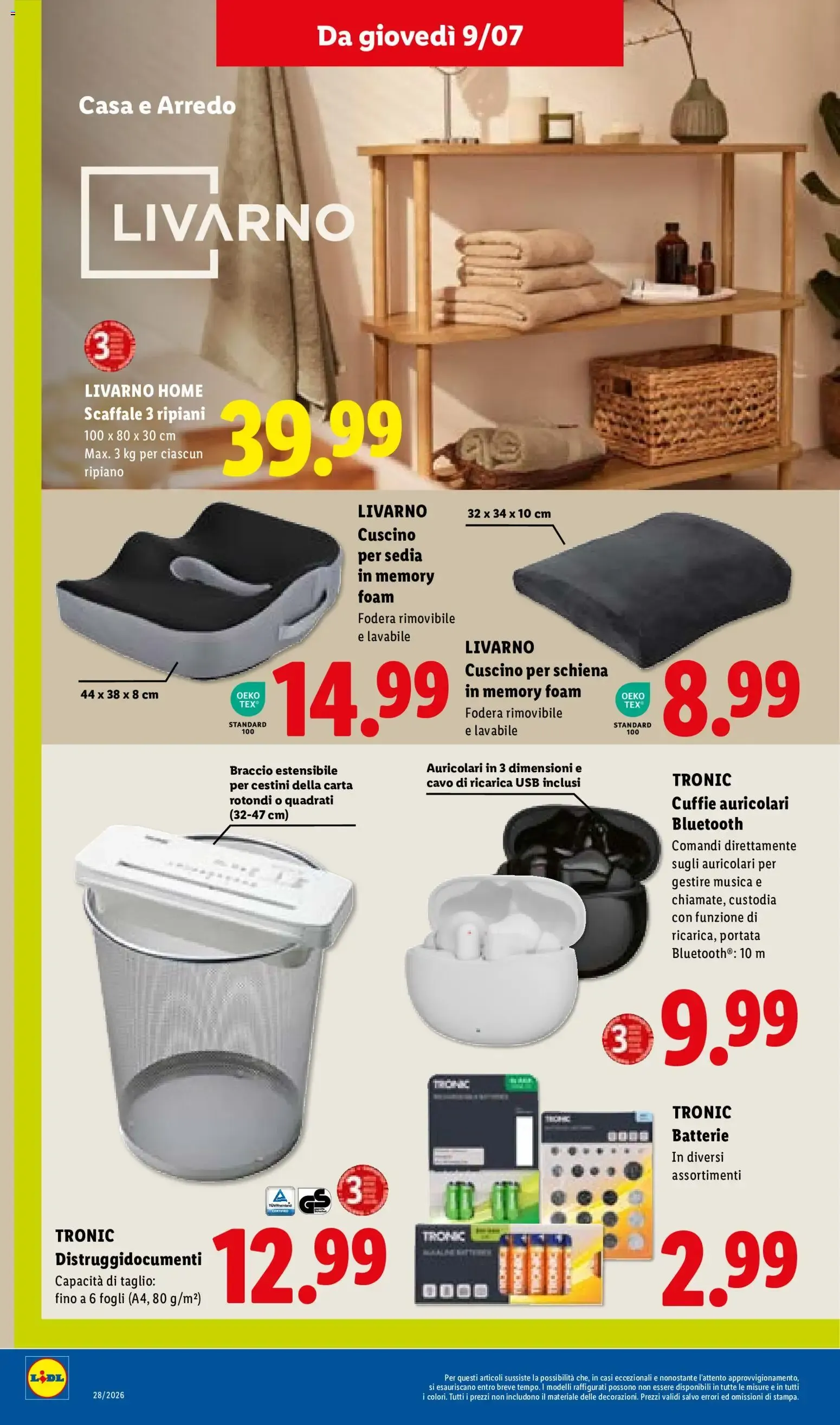 Lidl - L'estate del risparmio da 9 luglio a 15 luglio di 2026 - Pagina del volantino 30