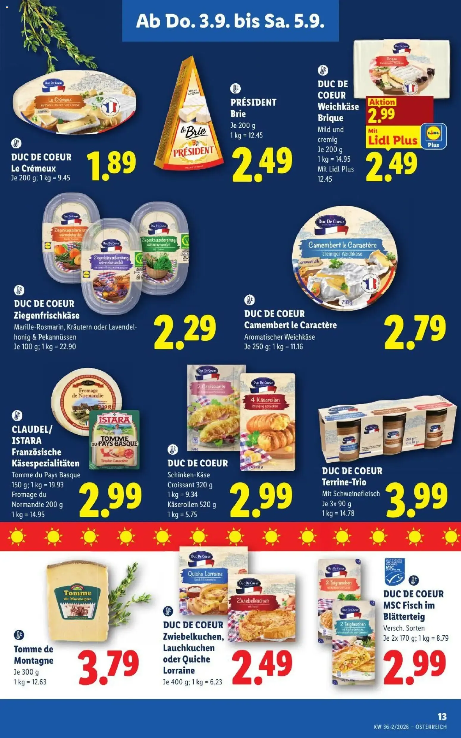 Lidl - Flugblatt ab 03.09.2026 - Angebote ab donnerstag von 3. September bis 5. September 2026 - Flugblätt seite  15