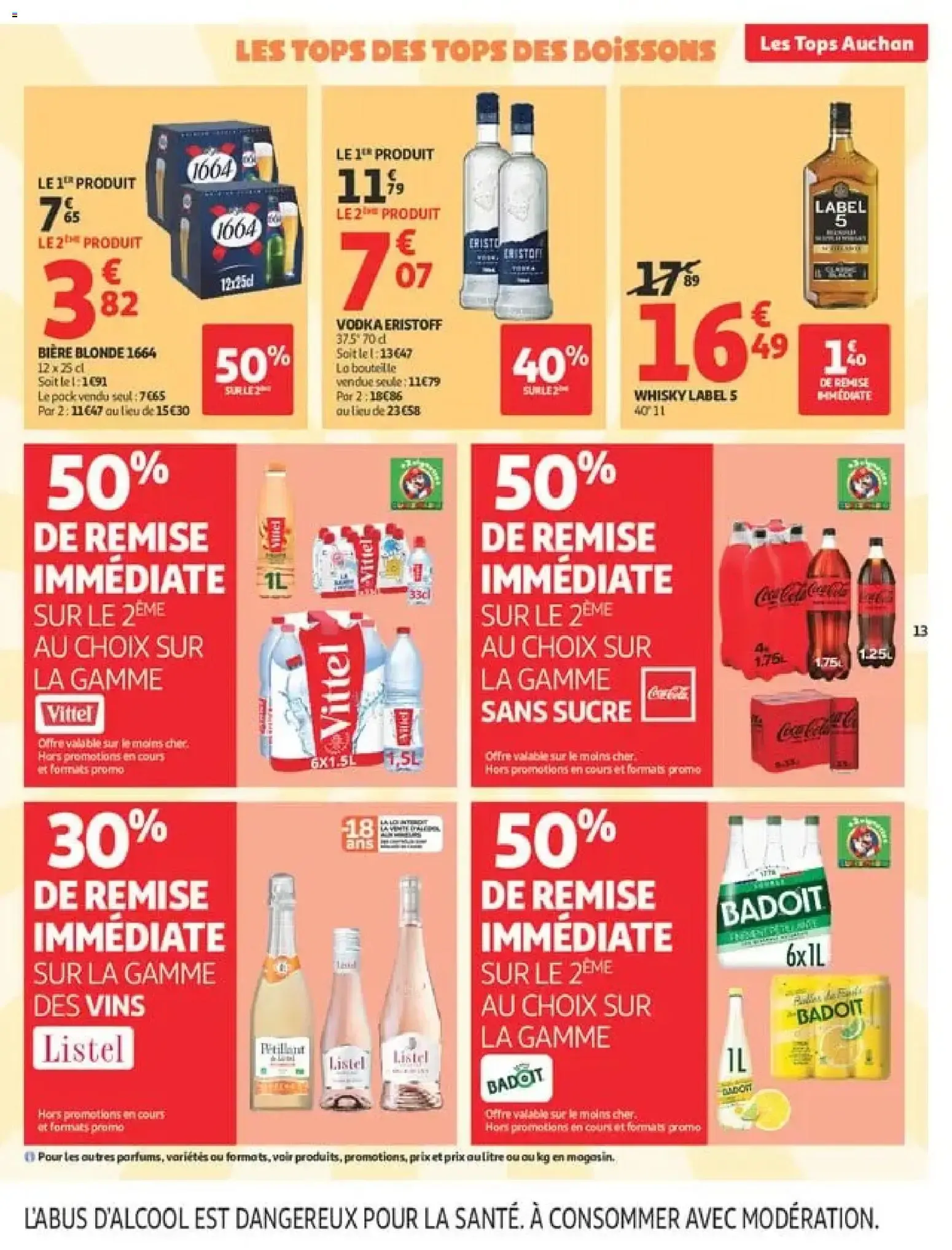 Auchan Tops rentrée supers à partir du 01/09/2026 - promo en ligne du 1 septembre au 12 septembre 2026 - Catalogue page 13