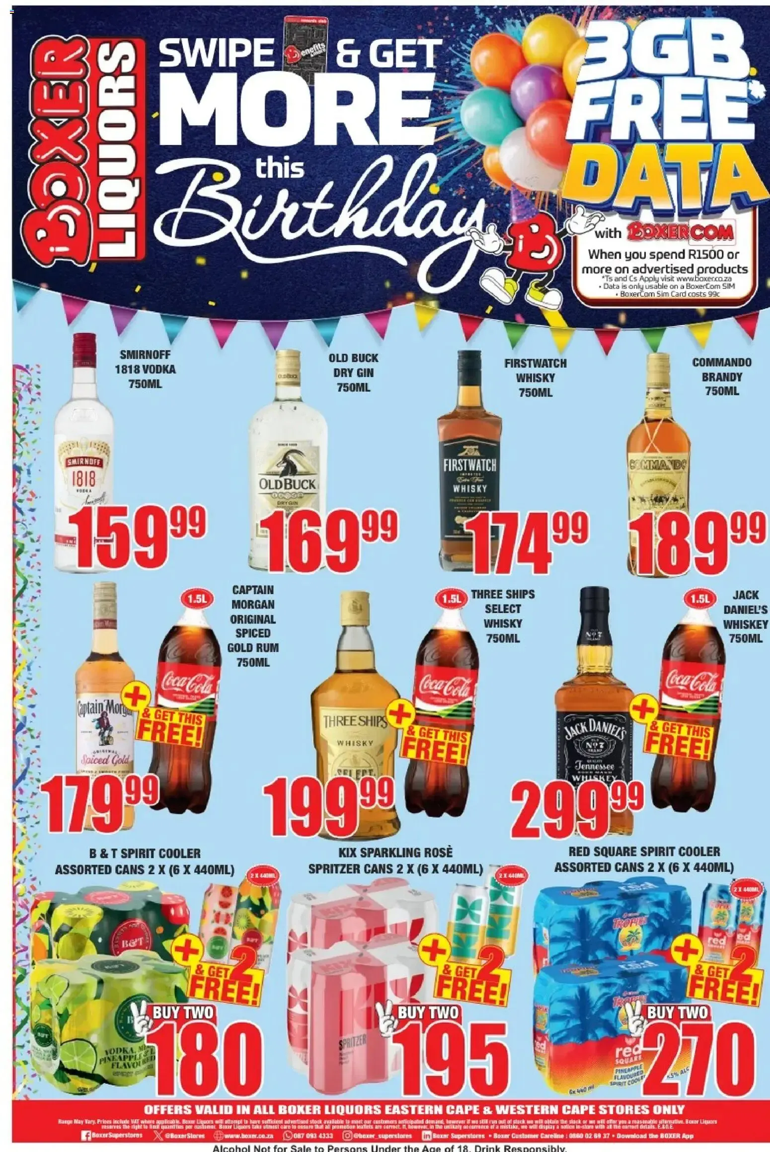 Boxer Liquors - Swipe & Get More this Birthday from 22 June to 8 July 2026 - Catalogue Page 4