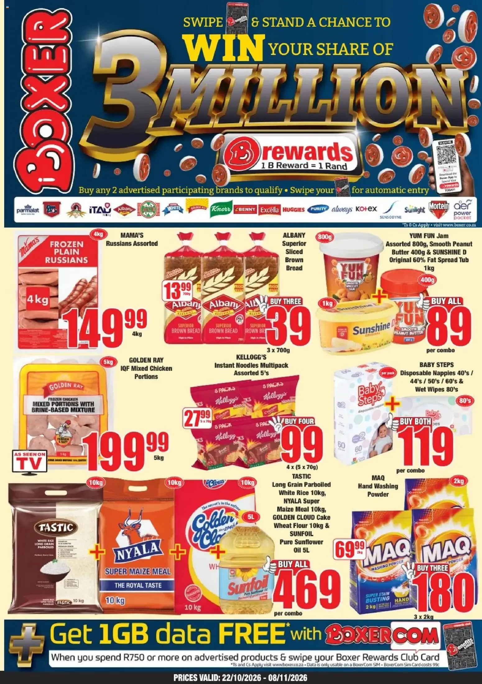 Boxer Specials (22/10/2026 - 08/11/2026) Online from 22 October to 8 November 2026 - Catalogue Page 1